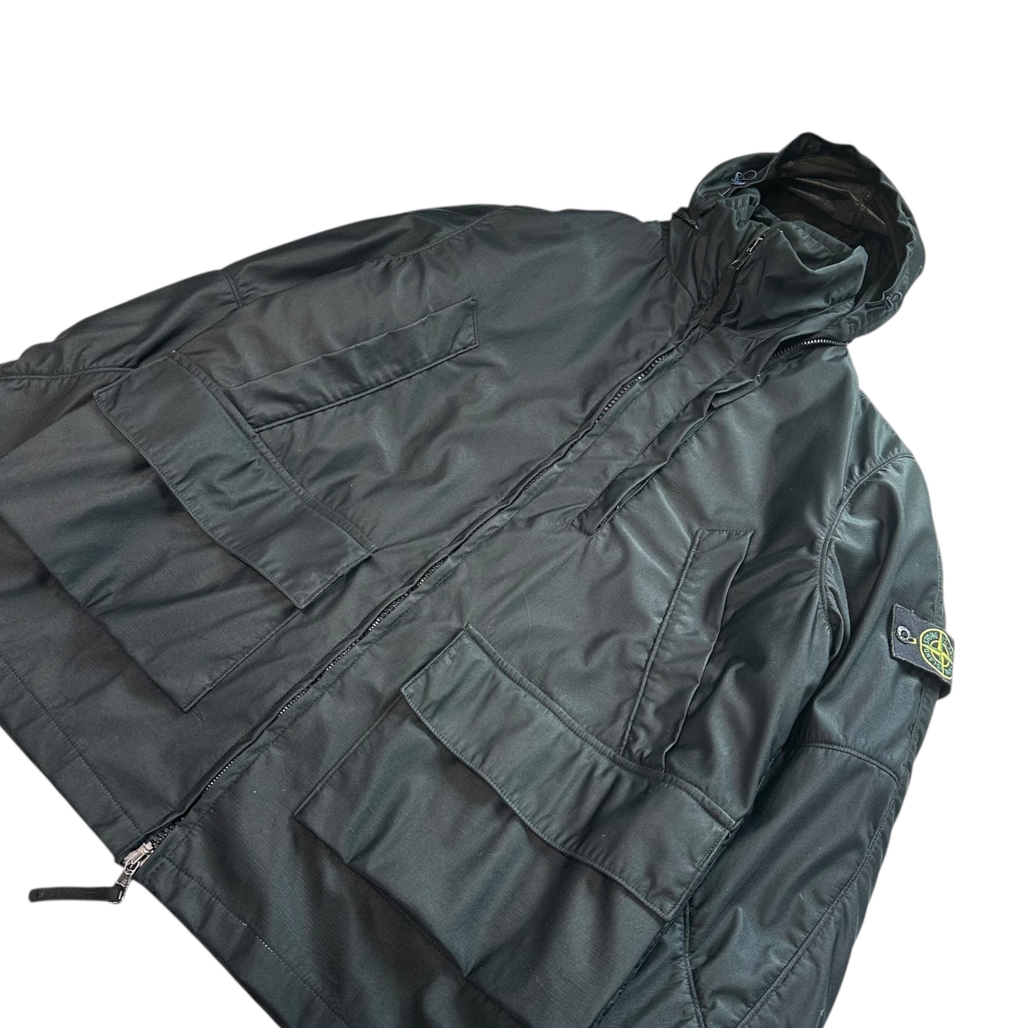 STONE ISLAND(ストーンアイランド) 2000AW 3WAY Nylam Jacket ナイラム ジャケット ライナー付 33154Q42/A M ブラック 00's マウンテンパーカー キルティング 稀少品 アーカイブ