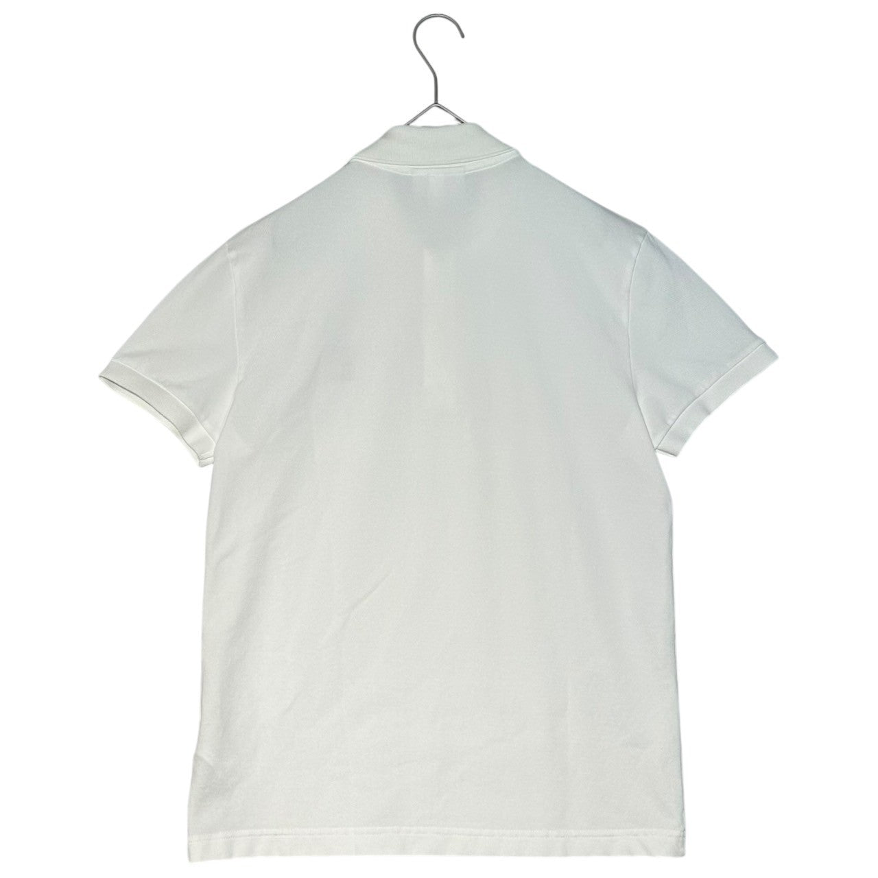 LACOSTE(ラコステ) 3 logo gold embroidered short-sleeved polo shirt 3連 ロゴ ゴールド 刺繍 半袖 ポロシャツ PH4858 US S(JP M程度) ホワイト