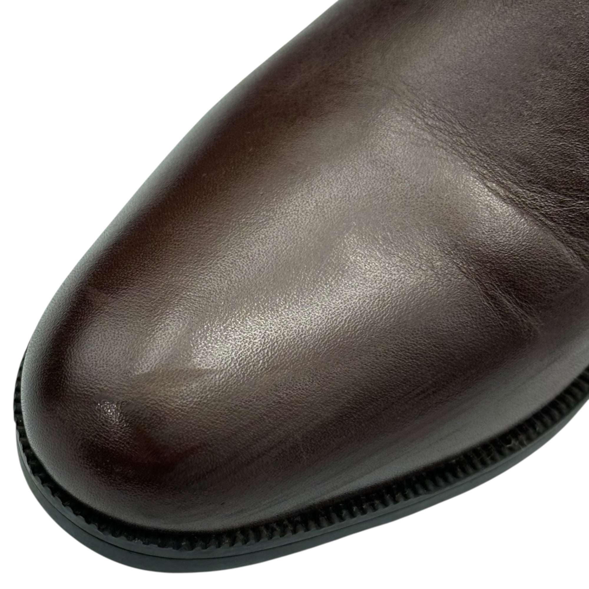GIANO VALENTINO(ジアーノバレンティノ) Side Zip Short Boots サイドジップ ショート ブーツ 38 ブラウン