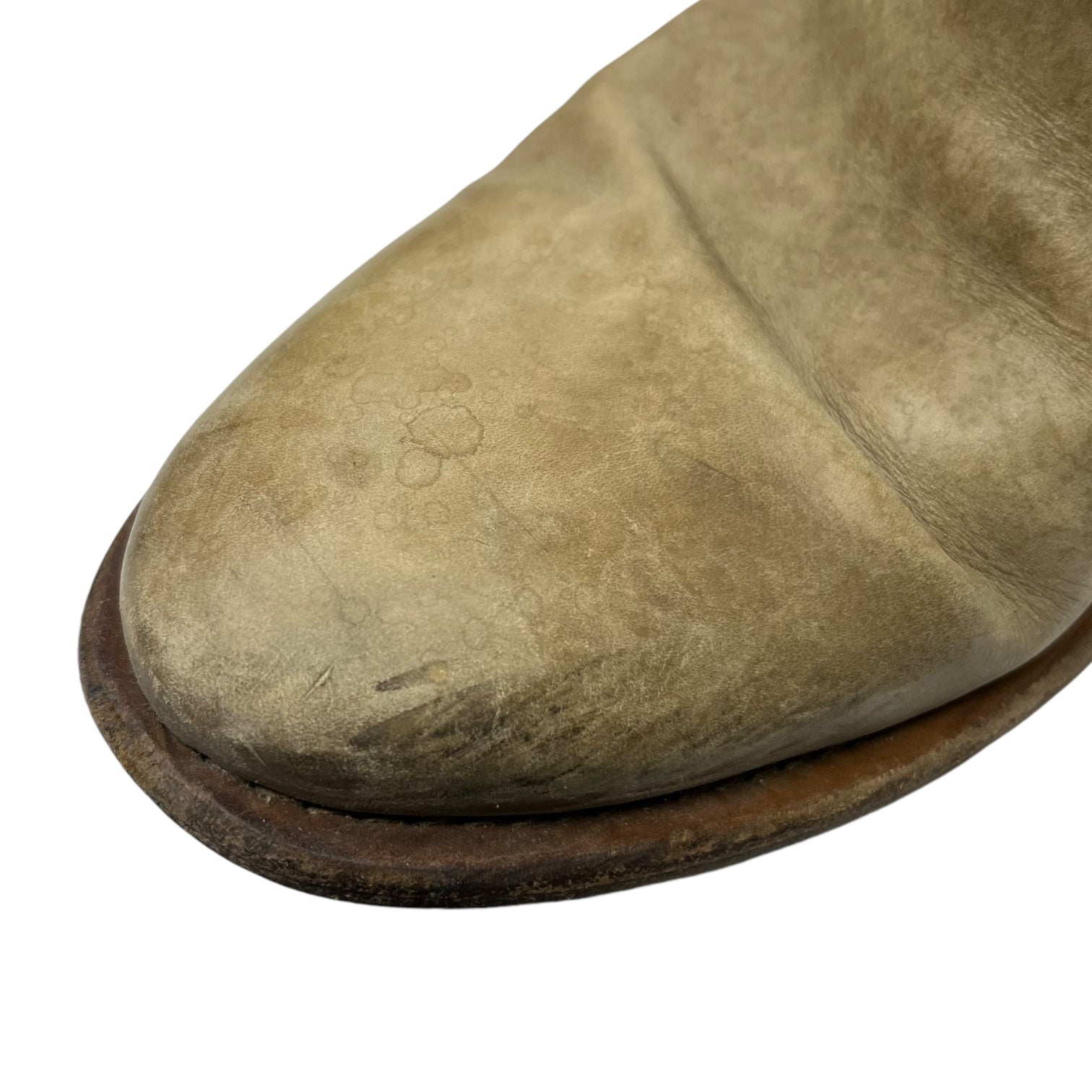 Dior HOMME(ディオールオム) 00's side zip pecos boots サイドジップ ペコス ブーツ クリスヴァンアッシュ期 8E BU 42(27.0cm程度) アイボリー