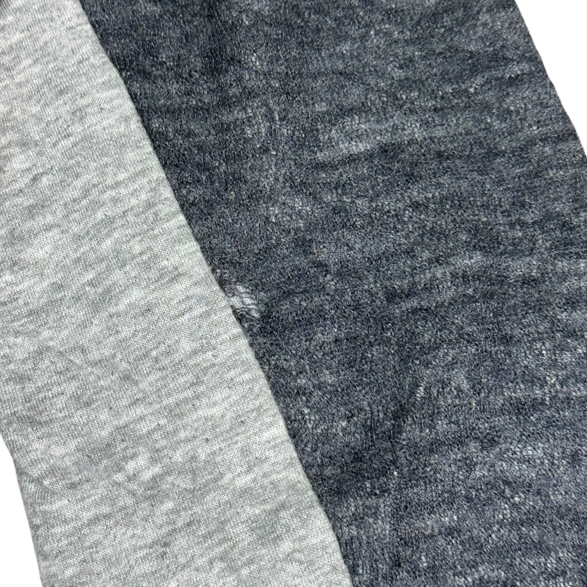 MARITHE FRANCOIS GIRBAUD(マリテフランソワジルボー) 00's High-Neck Half-Zip Panel-Cut T-Shirt ハイネック ハーフジップ 切替 カットソー M7-6077 M グレー Y2K