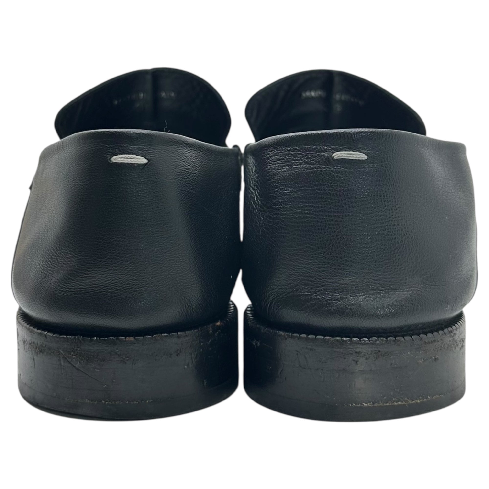 MAISON MARGIELA(メゾンマルジェラ) TABI Loafers - High-Shine Leather 足袋 ローファー 39(24.5~25.0cm程度) ブラック