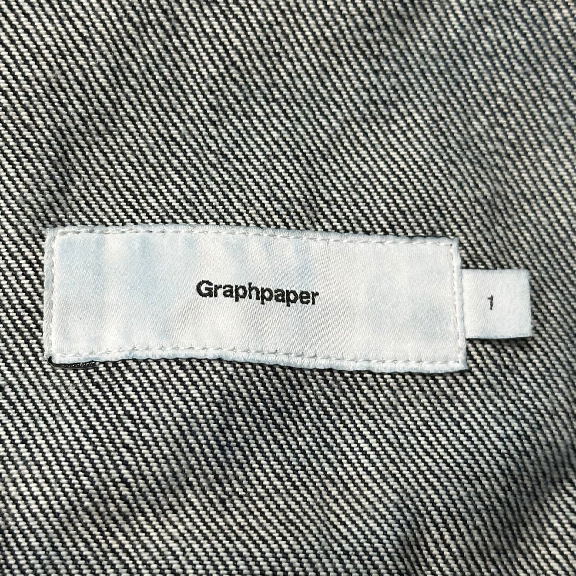 Graphpaper(グラフペーパー) 25SS Selvage Denim Jacket セルビッチ デニム ジャケット GM251-30185RB 1 インディゴ