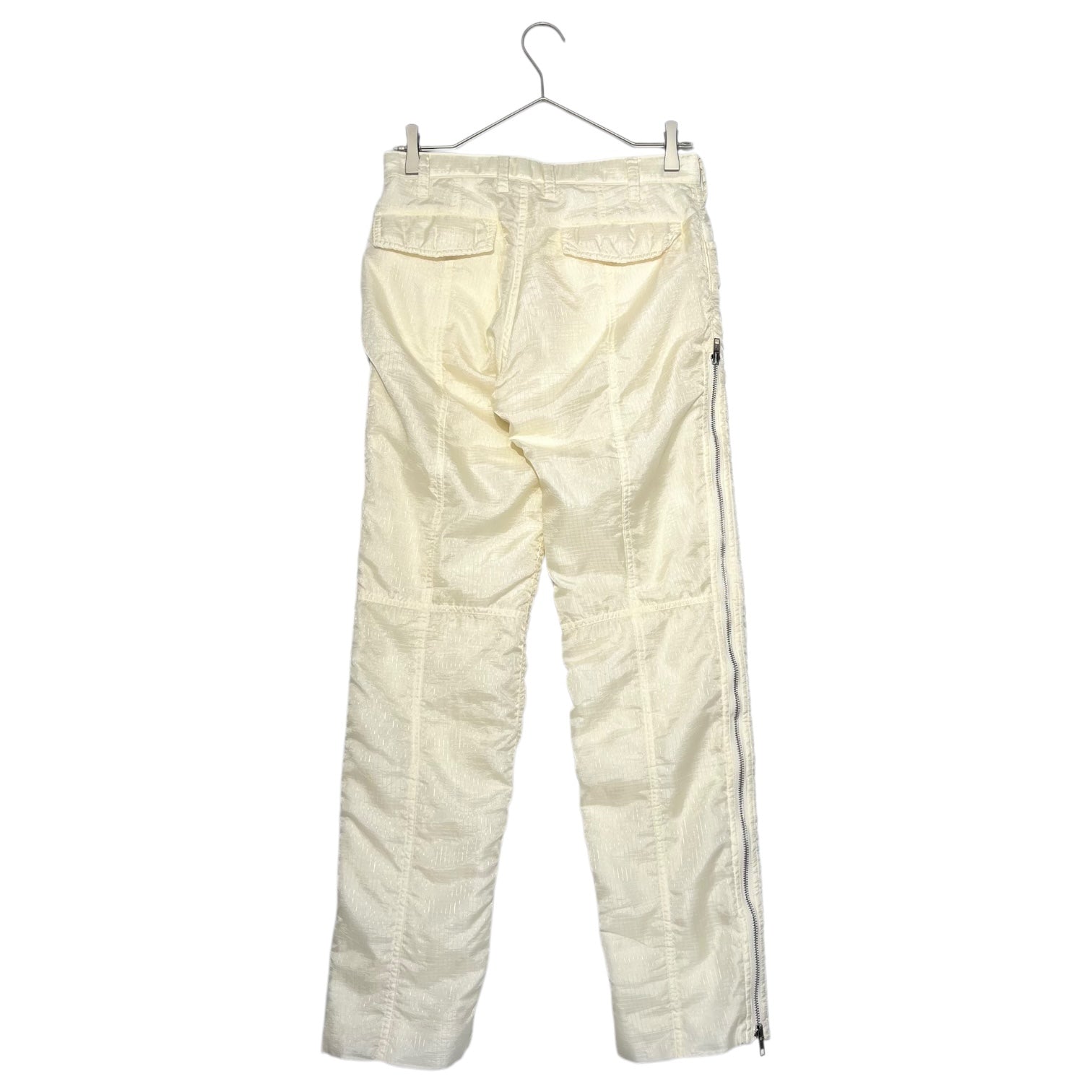 ISSEY MIYAKE(イッセイミヤケ) 98AW Archive side zip parachute pants アーカイブ サイド ジップ パラシュート パンツ IM84-FF934 S ホワイト