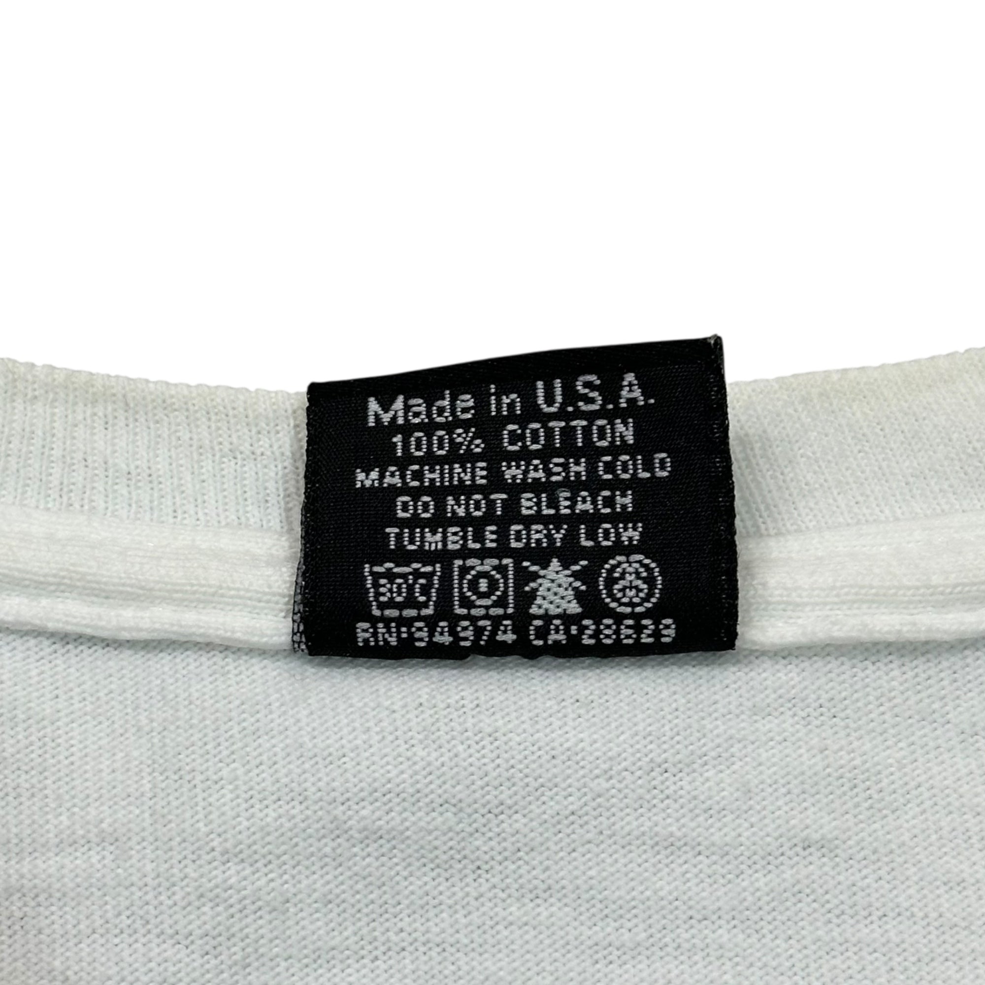STUSSY(ステューシー) 00's USA made CUSTOMADE SUEKWON for STUSSY T-shirt カスタムメイド スークウォン ステューシー フォト プリント Tシャツ 表記無(M程度) ホワイト×グレー USA製 I LOVE NY