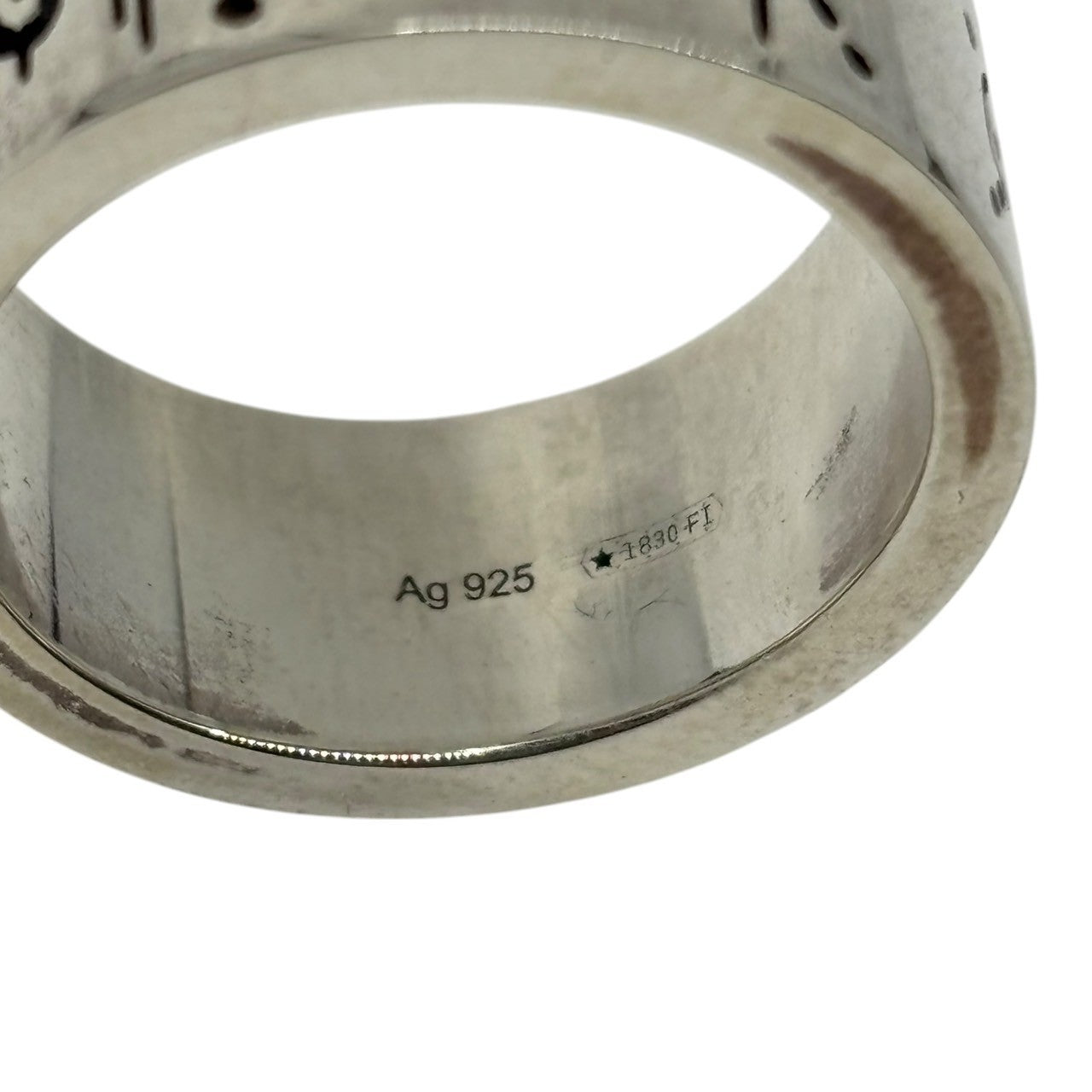 GUCCI(グッチ) GG ICON RING アイコン リング 指輪 シルバー 925 15(14号程度) シルバー ドクロ