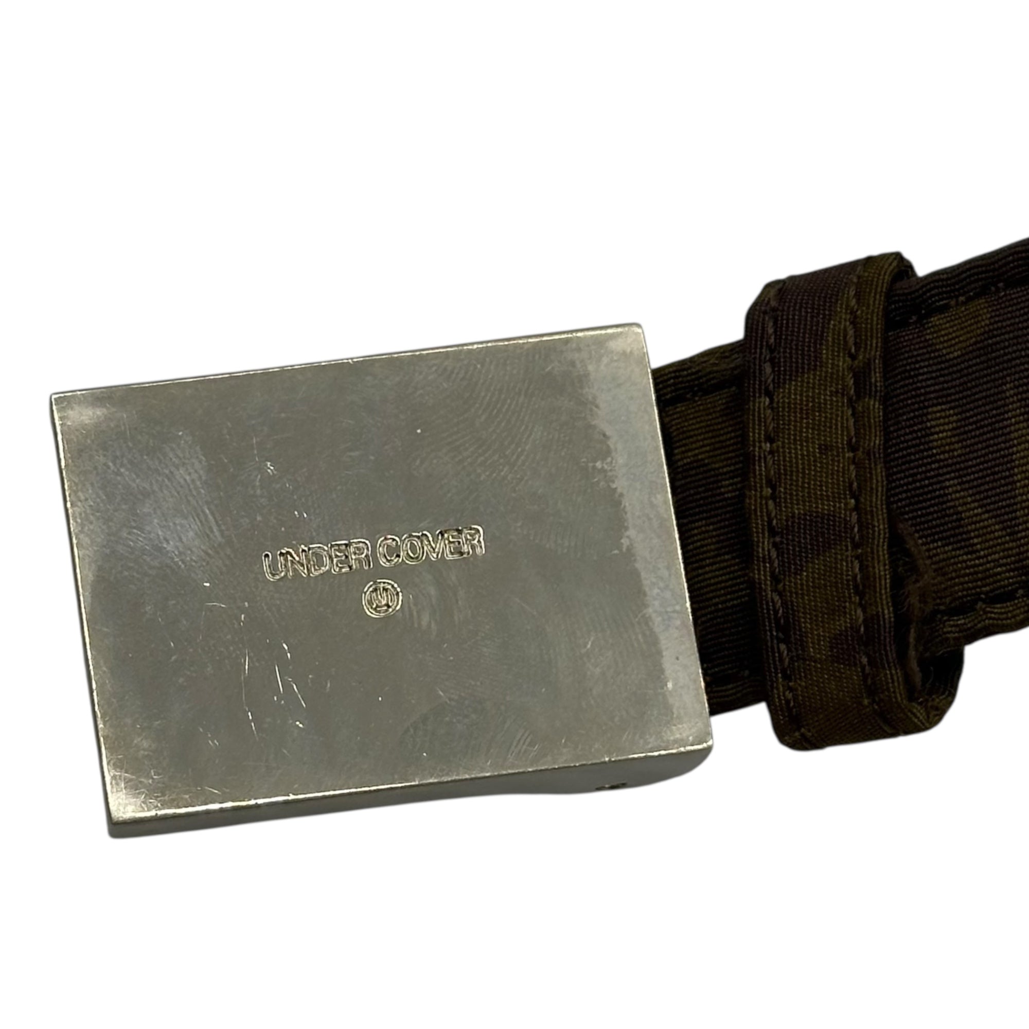 UNDERCOVER(アンダーカバー) 01SS Crossbone Thunder Belt クロスボーン サンダー ベルト ブラウン CHAOTIC DISCORD カオティック ディスコード