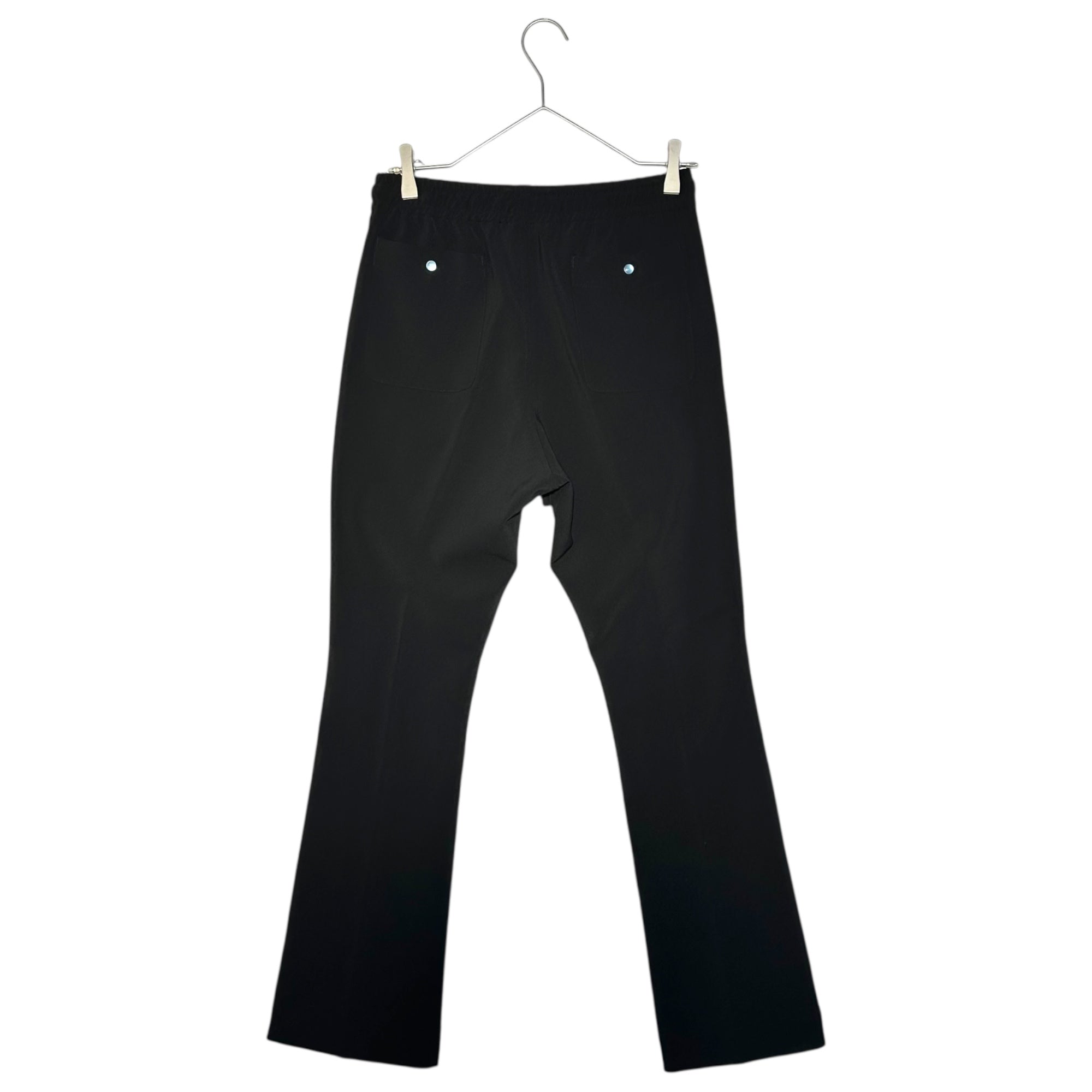 NEEDLES(ニードルズ) Piping Cowboy Pant-PE/PU Double Cloth パイピング カウボーイ パンツ MR202 S ブラック×スカイブルー スラックス ロゴ イージー