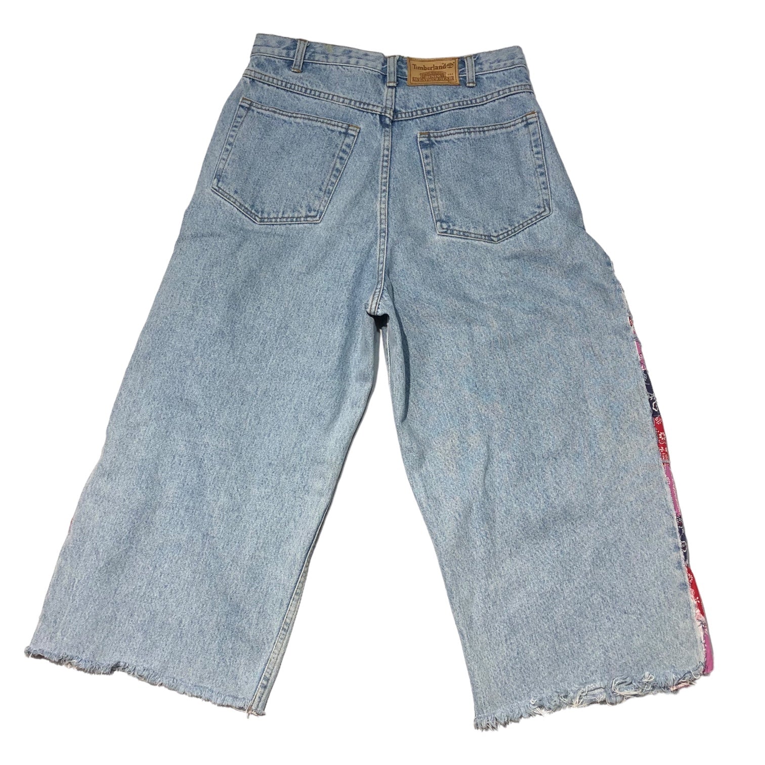 Timberland(ティンバーランド) バンダナリメイクデニムパンツ/ヴィンテージデニム W32 ライトインディゴ