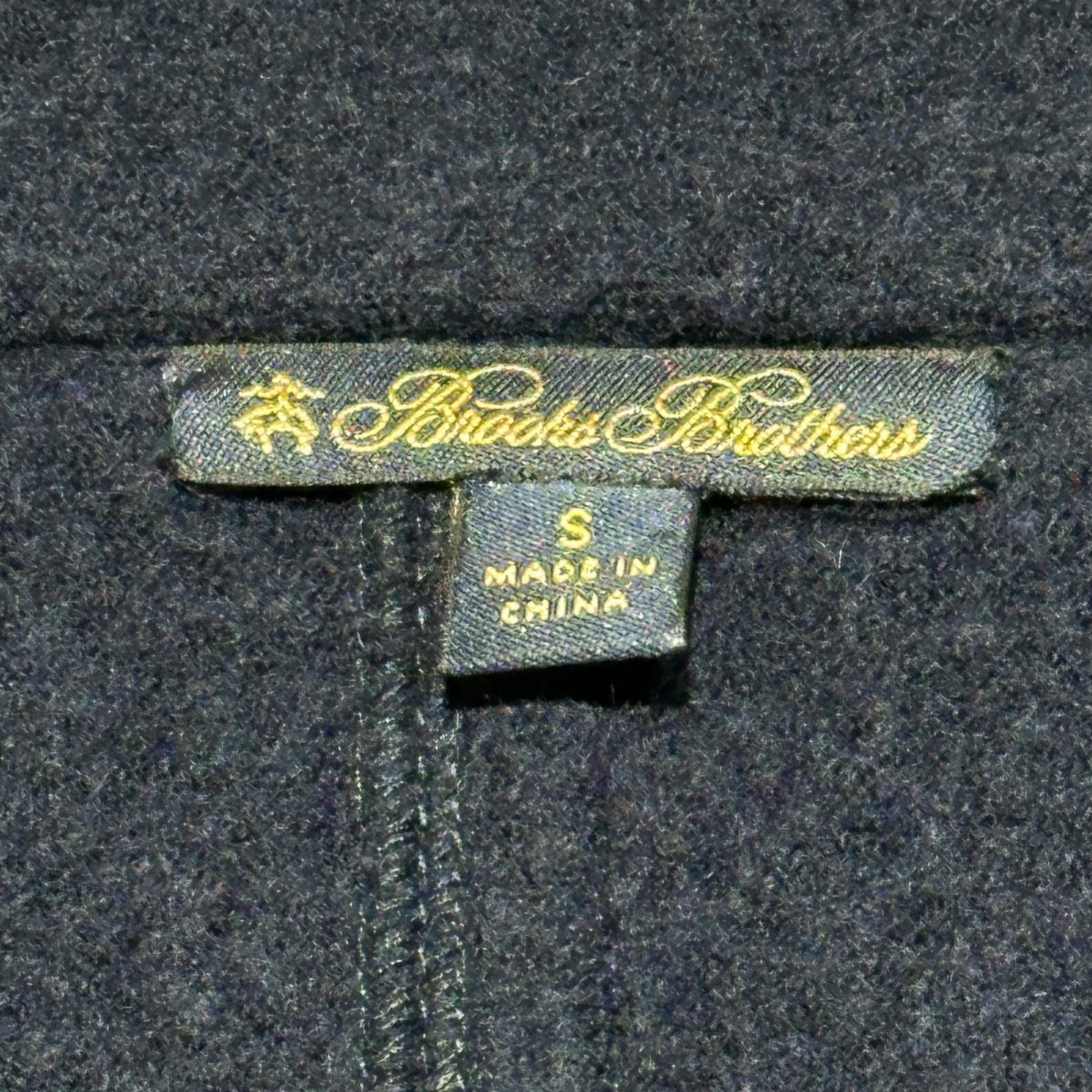 BROOKS BROTHERS(ブルックスブラザーズ) Piping Wool Felt Jacket パイピング ウール フェルト ジャケット S ネイビー×レッド