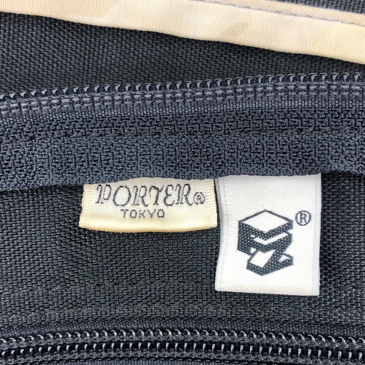 PORTER × Famouz(ポーター×フェイマス) 00's double name drum bag ダブルネームドラムバッグ toughシリーズ ブラック