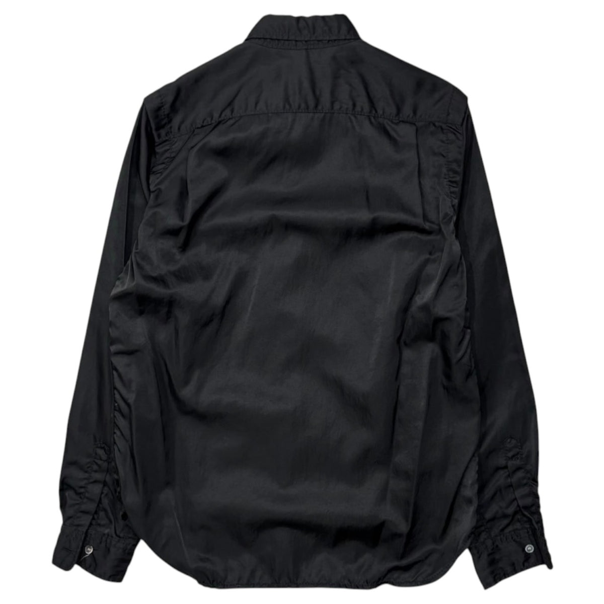 COMME des GARCONS JUNYA WATANABE MAN(コムデギャルソンジュンヤワタナベマン) 2005SS Tech-Pocket Water-Repellent Nylon L/S Shirt テック ポケット 撥水 加工 長袖 ナイロン シャツ WO-B003 M ブラック AD2004 00s アーカイブ