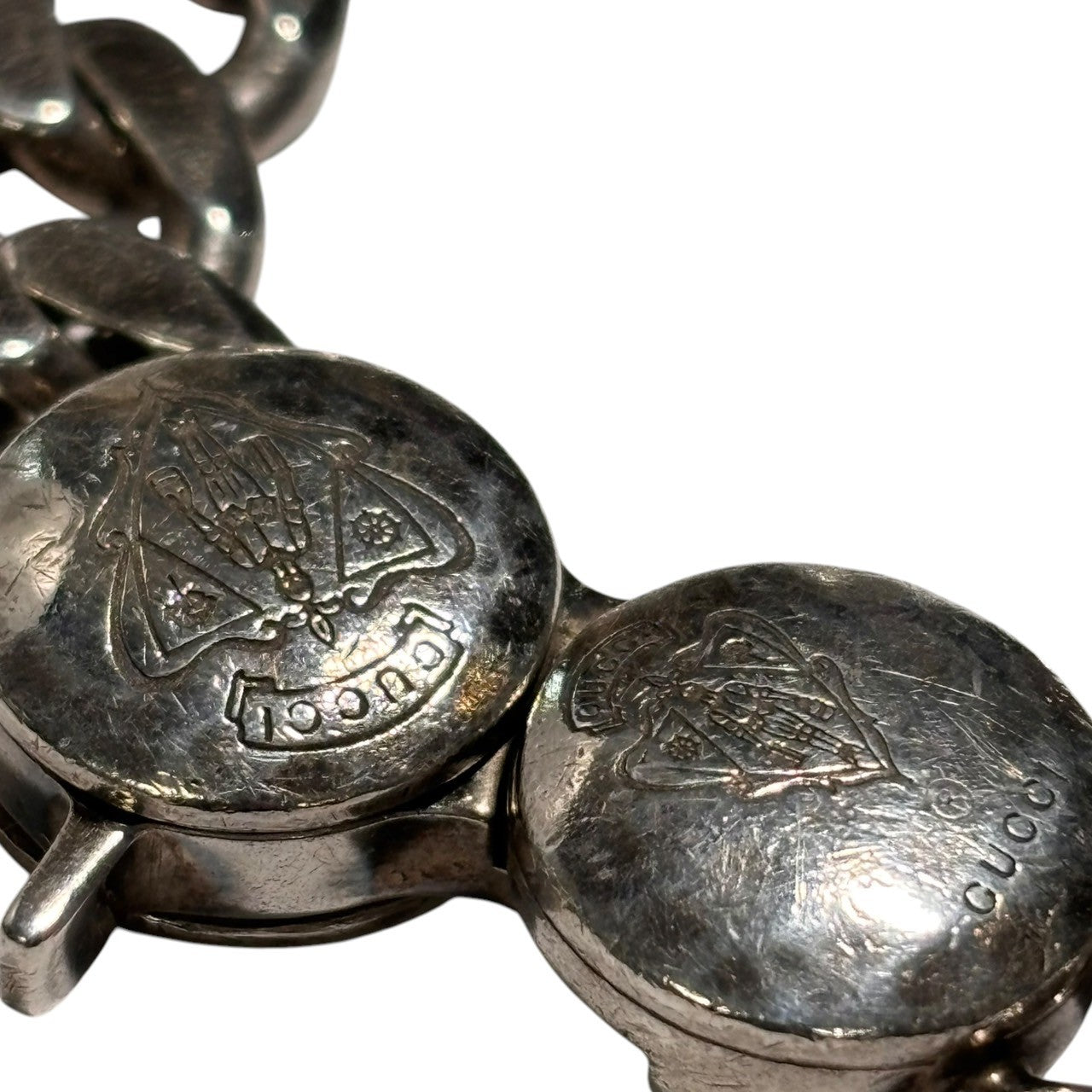 GUCCI(グッチ) 925 silver kihira chain bracelet ヴィンテージ 喜平 チェーン ブレスレット シルバー
