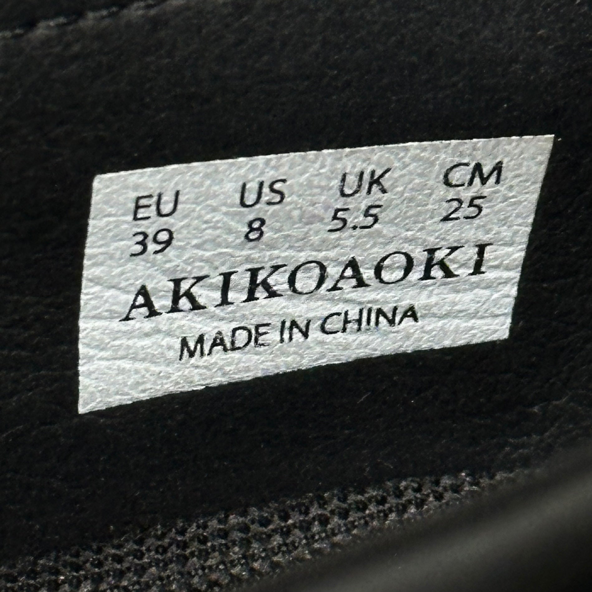 AKIKOAOKI(アキコアオキ) Achilles Loafer アキレス ローファー 25cm ブラック 厚底