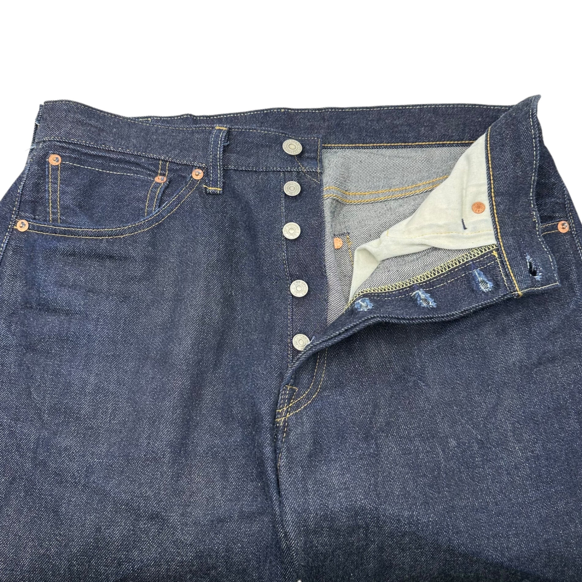LEVI'S VINTAGE CLOTHING(リーバイスビンテージクロージング) 1955 501XX ORGANIC RIGID オーガニック コットン ストレート デニム パンツ 50155-0079 W34 L34 インディゴ