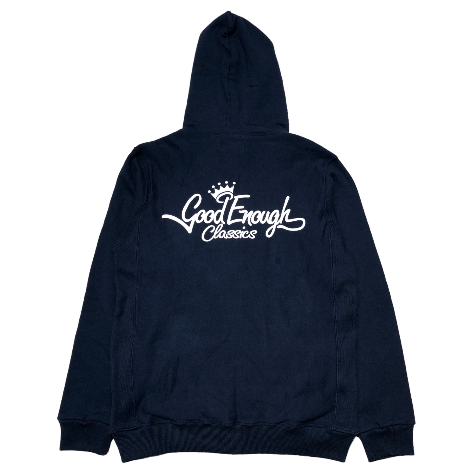 GOODENOUGH(グッドイナフ) 15SS CLASSICS ZIP UP PARKA クラシック ジップアップ パーカー GE-154006 S ネイビー×ホワイト