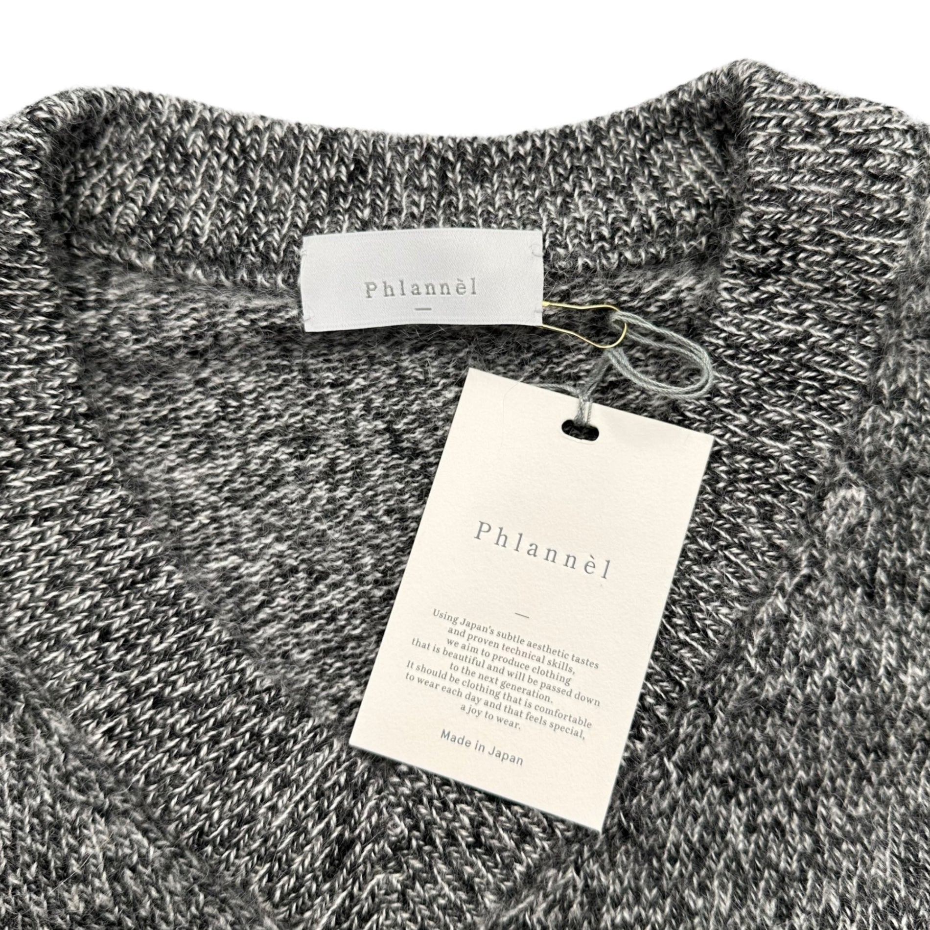Phlannel(フランネル) Wool Yak V-neck Knit ウール ヤク Vネック ニット BBZ2022305A0004 3 グレー
