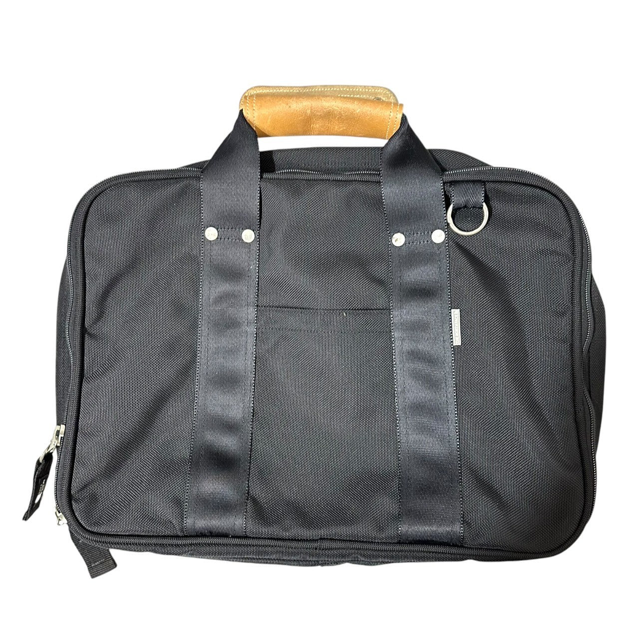 THE NORTH FACE(ノースフェイス) 90's Leather handle nylon briefcase レザー ハンドル ナイロン ブリーフ ケース 807102 ブラック 90年代~ ヴィンテージ ビジネス ハンド