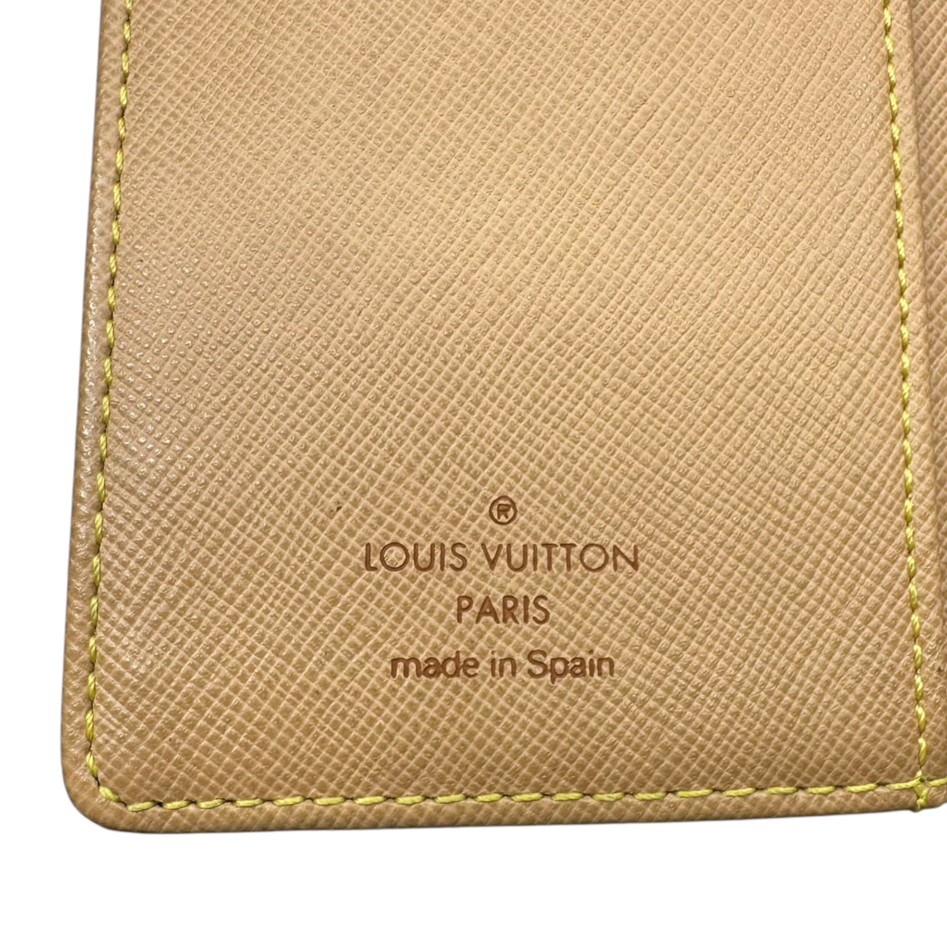 LOUIS VUITTON(ルイヴィトン) アジェンダPM ミニ モノグラム R20910 ホワイト×ネイビー CA1000 A6 手帳ケース