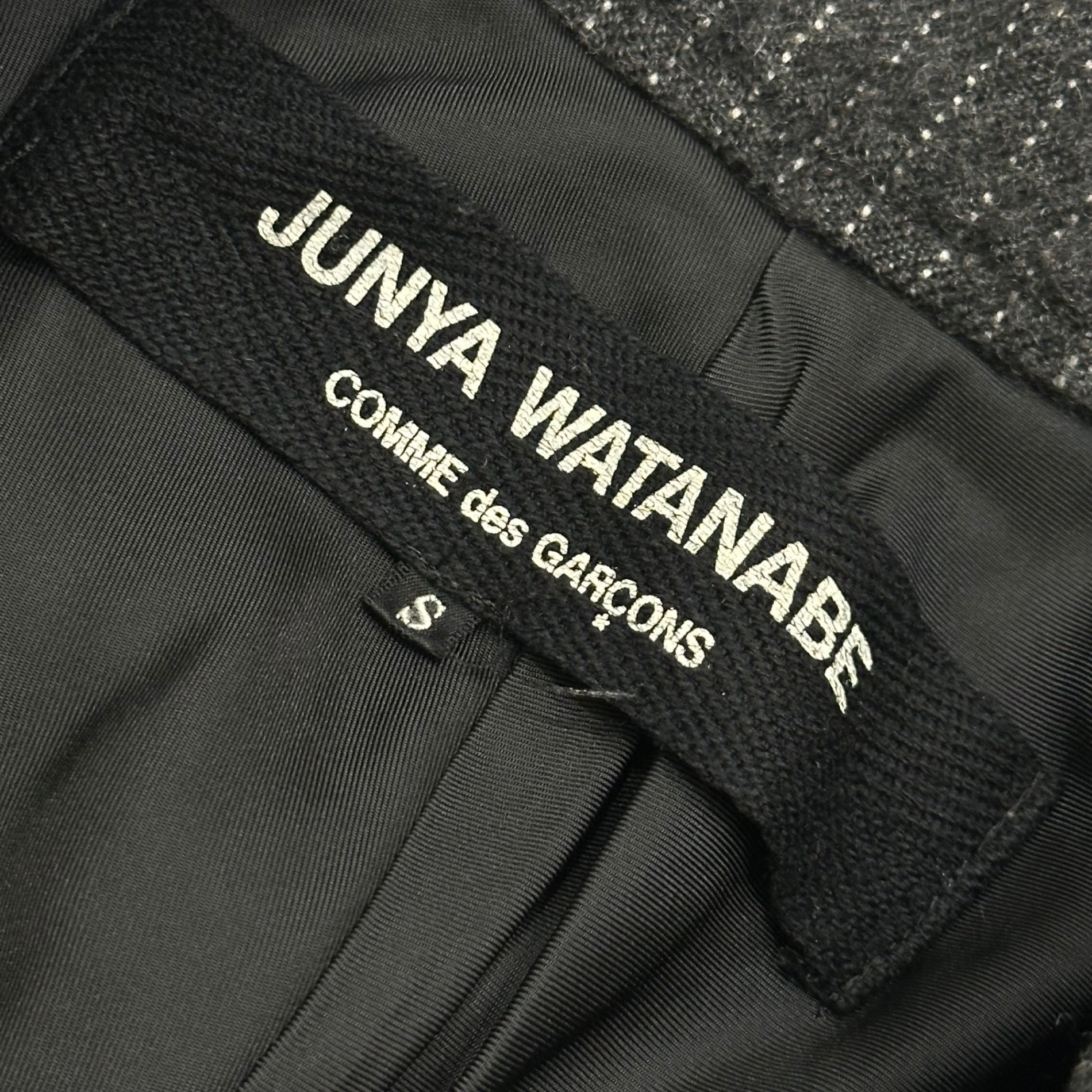 JUNYA WATANABE COMME des GARCONS(ジュンヤワタナベコムデギャルソン) 2004SS Glen Check Wool/Nylon 5-Button Jacket グレンチェック ウール ナイロン 5ボタン ジャケット JM-J038 S ブラック×ホワイト AD2003 00s アーカイブ