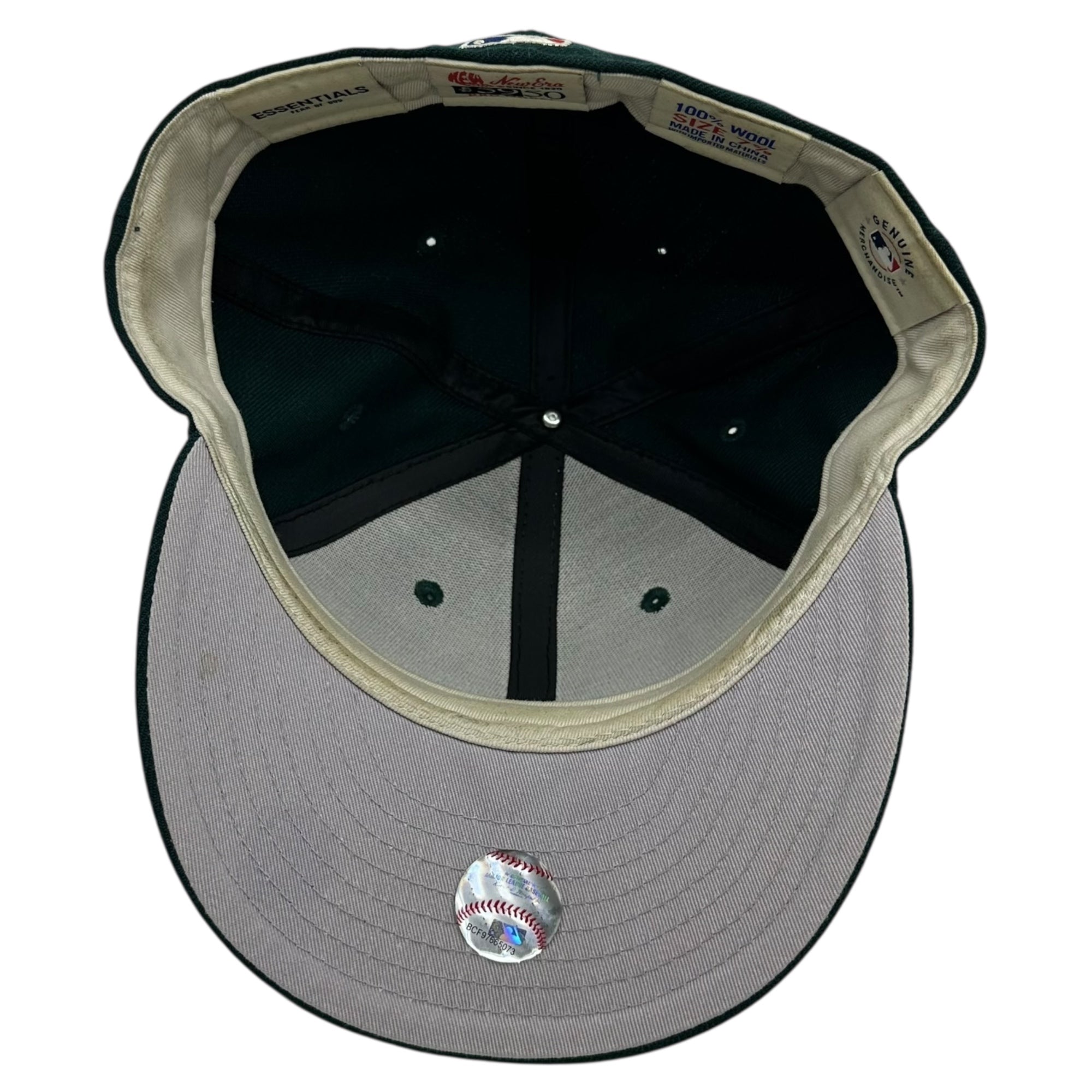 NEW ERA×ESSENTIALS(ニューエラ×エッセンシャルズ) 59FIFTY F LOGO Fitted Cap コラボ ロゴ ベースボール キャップ グリーン