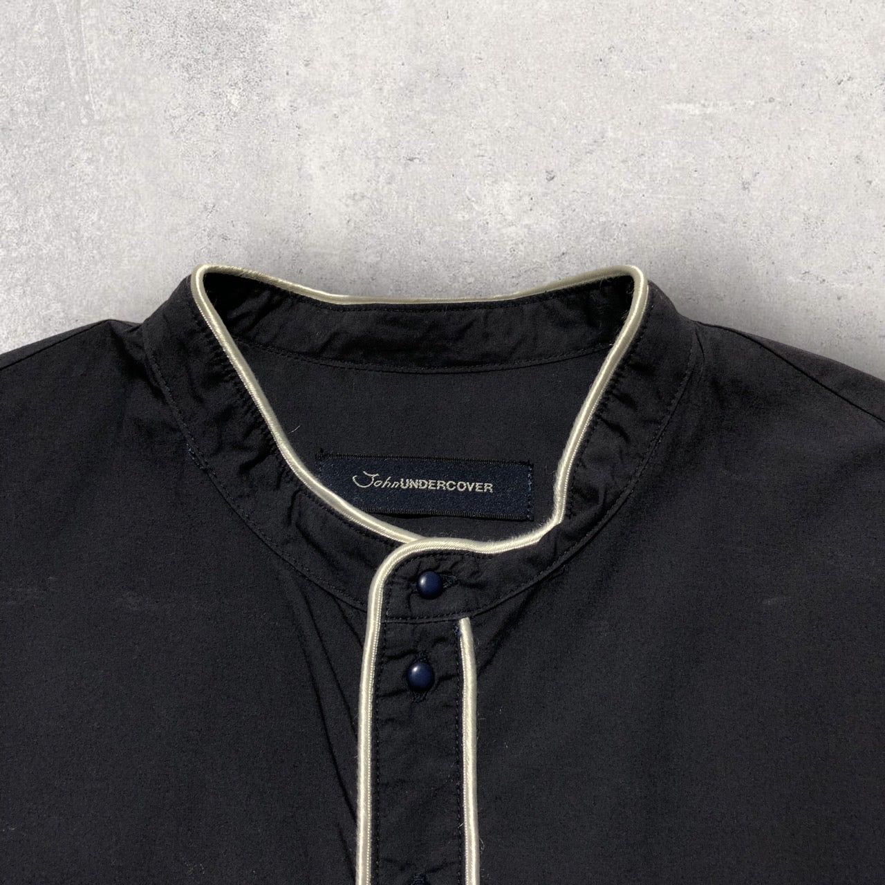 JohnUNDERCOVER(ジョンアンダーカバー) スリーピングシャツ JUU4406 2(Mサイズ程度) ネイビー