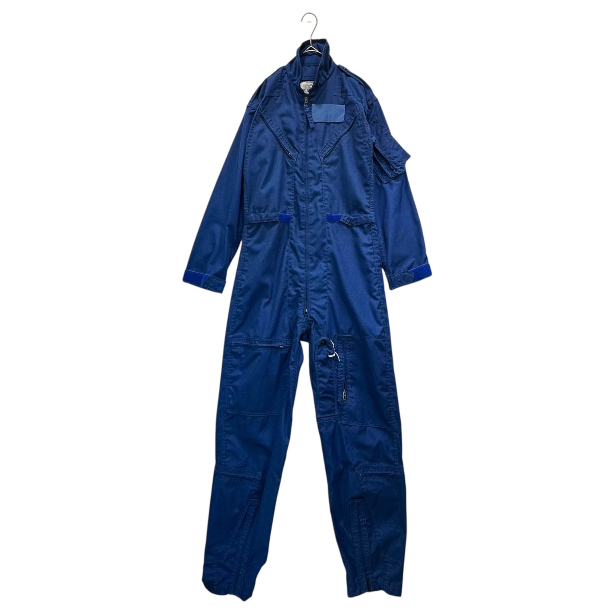 US MILITARY(アメリカ軍) 1987 CWU-73/P Summer Flyer's Coveralls サマー フライト ジャンプ スーツ 8415-01-174-9854 36L ブルー 80's 80年代 AIR FORCE つなぎ