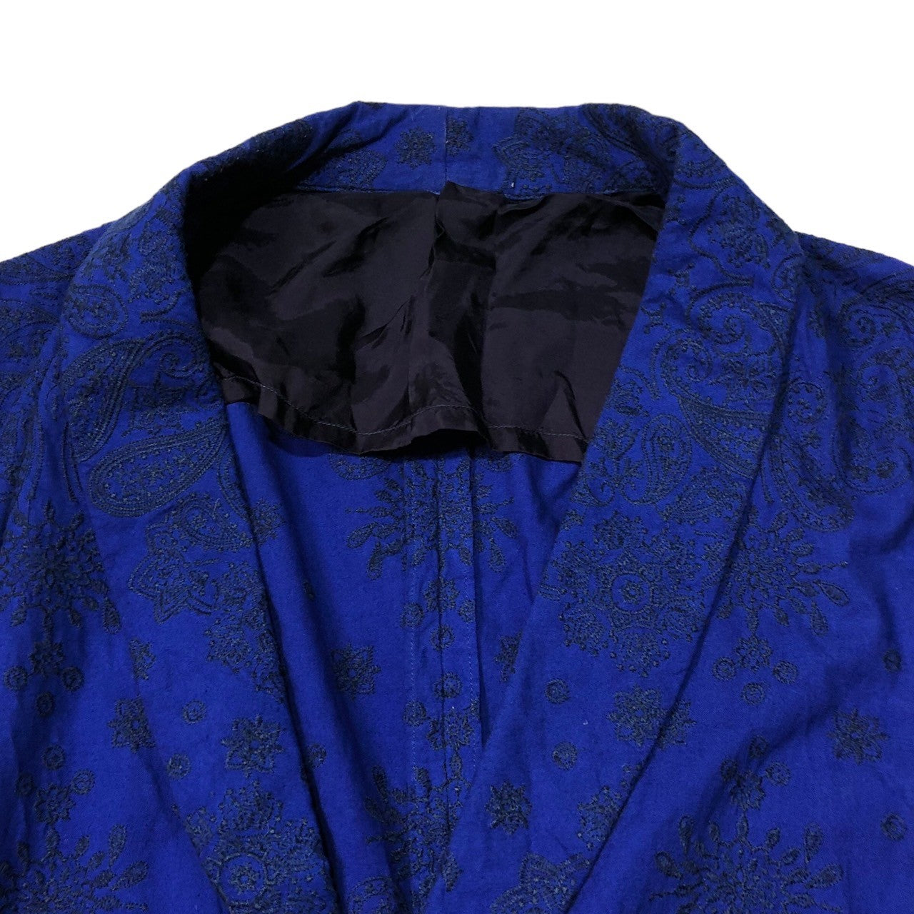 08sircus(08サーカス) 14SS indian embroidery jacket インディアン 刺繍 ジャケット 14SM-JK09 SIZE 1/46 ブルー×ブラック