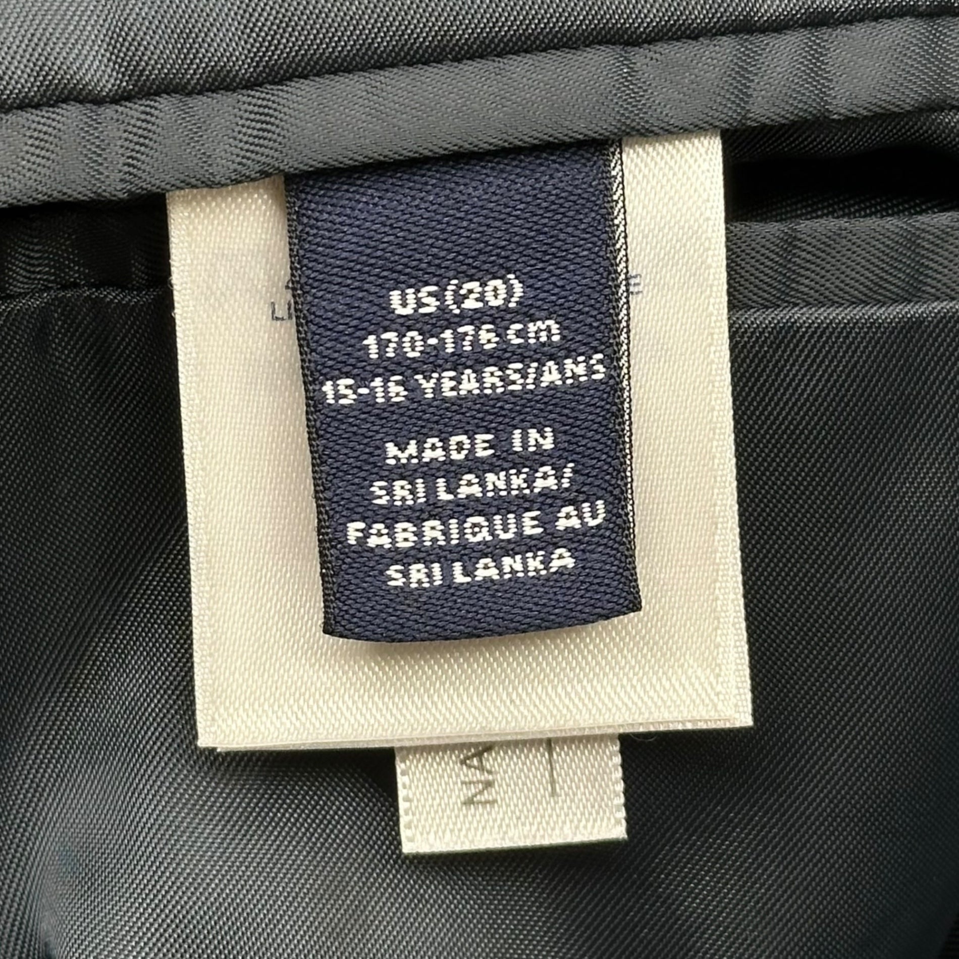 LANDS' END(ランズエンド) Metal Button Navy Collar Blazer メタルボタン ネイビー ブレザー 紺ブレ ジャケット 170~176cm程度 ネイビー 18AW