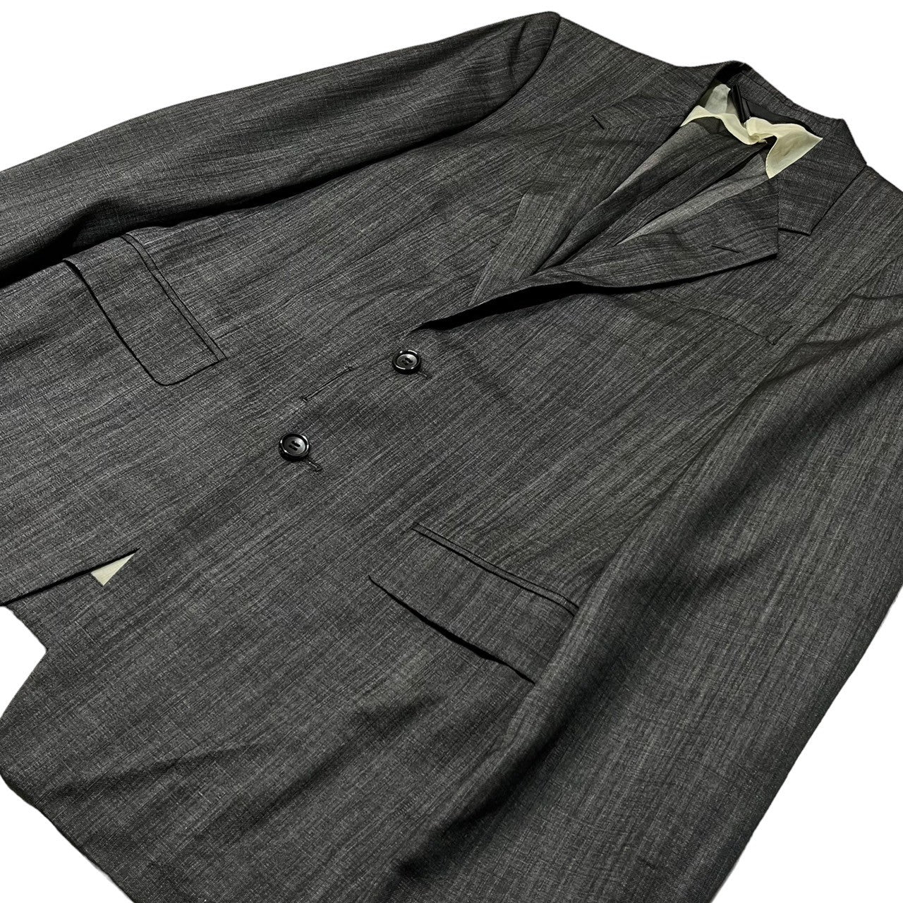 N.HOOLYWOOD(エヌハリウッド ミスターハリウッド) Slim type setup suit スリムタイプ セットアップ スーツ テーラード ジャケット スラックス 251-JK01 251-PT01 SIZE 36R(S) グレー セットアップ販売