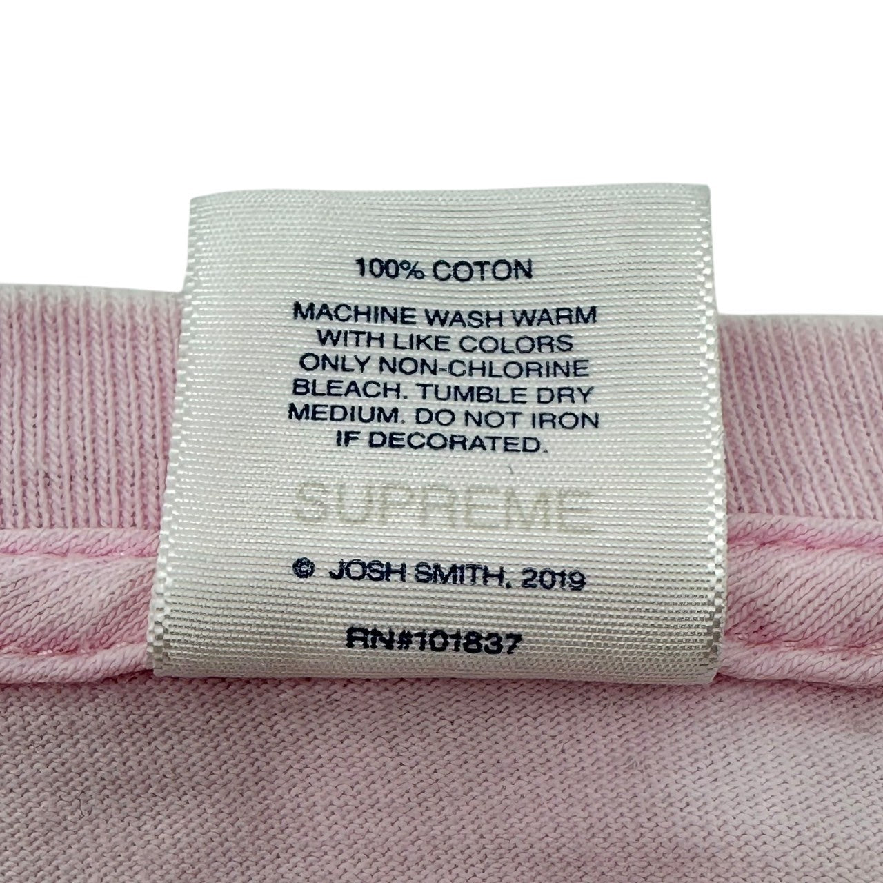 SUPREME(シュプリーム) 19SS Reaper Tee リーパー 半袖 Tシャツ L ピンク