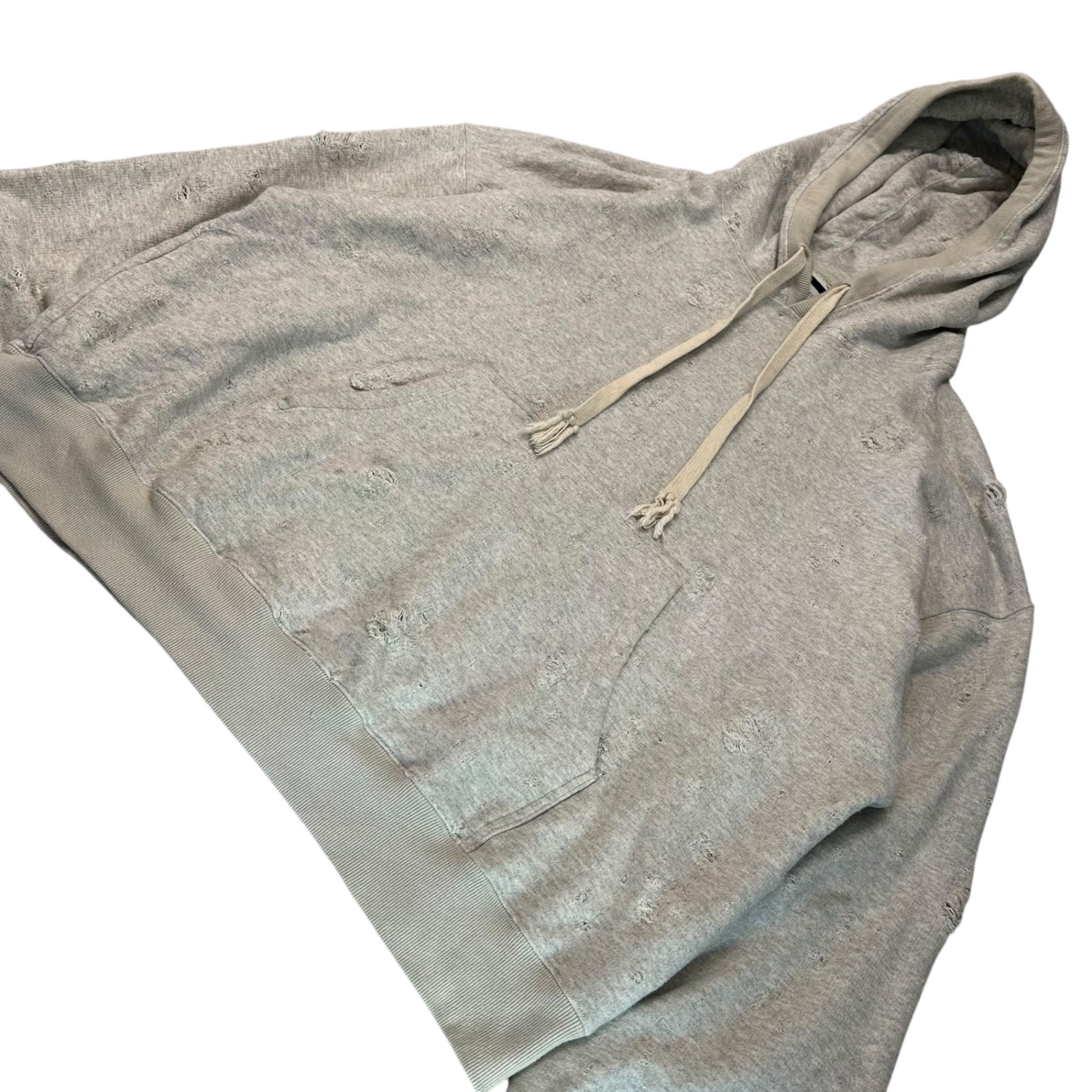MAISON SPECIAL(メゾンスペシャル) Sweat Jacquard Prime-Over Pullover Hoodie スウェット ジャガード プライム オーバー プルオーバー フーディ パーカー 11241411306 2(M程度) ライトグレー