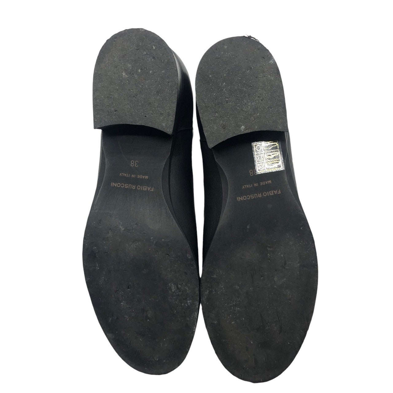 FABIO RUSCONI(ファビオルスコーニ) 23AW side gore short boots サイドゴア ショート ブーツ チェルシー I-1118-CORTINA 38(24.0cm) ブラック 箱付