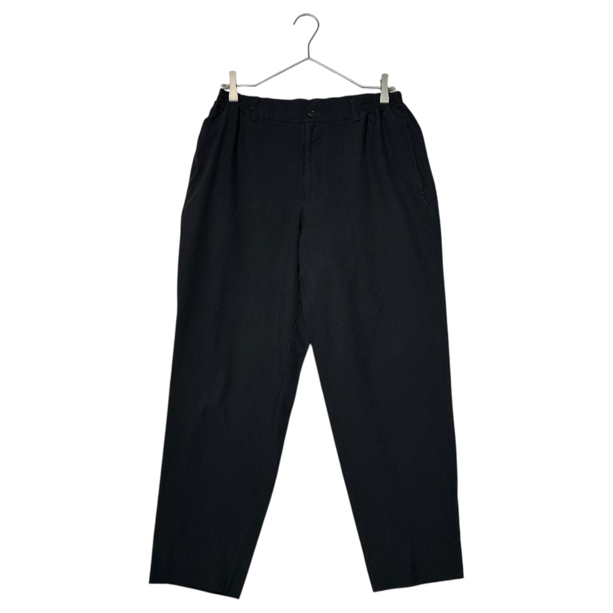 COMME des GARCONS HOMME DEUX(コムデギャルソンオムドゥ) 20SS Ester product dyed tapered pants エステル製品染め テーパード パンツ DE-P063 XS ネイビー AD2019 イージー スラックス