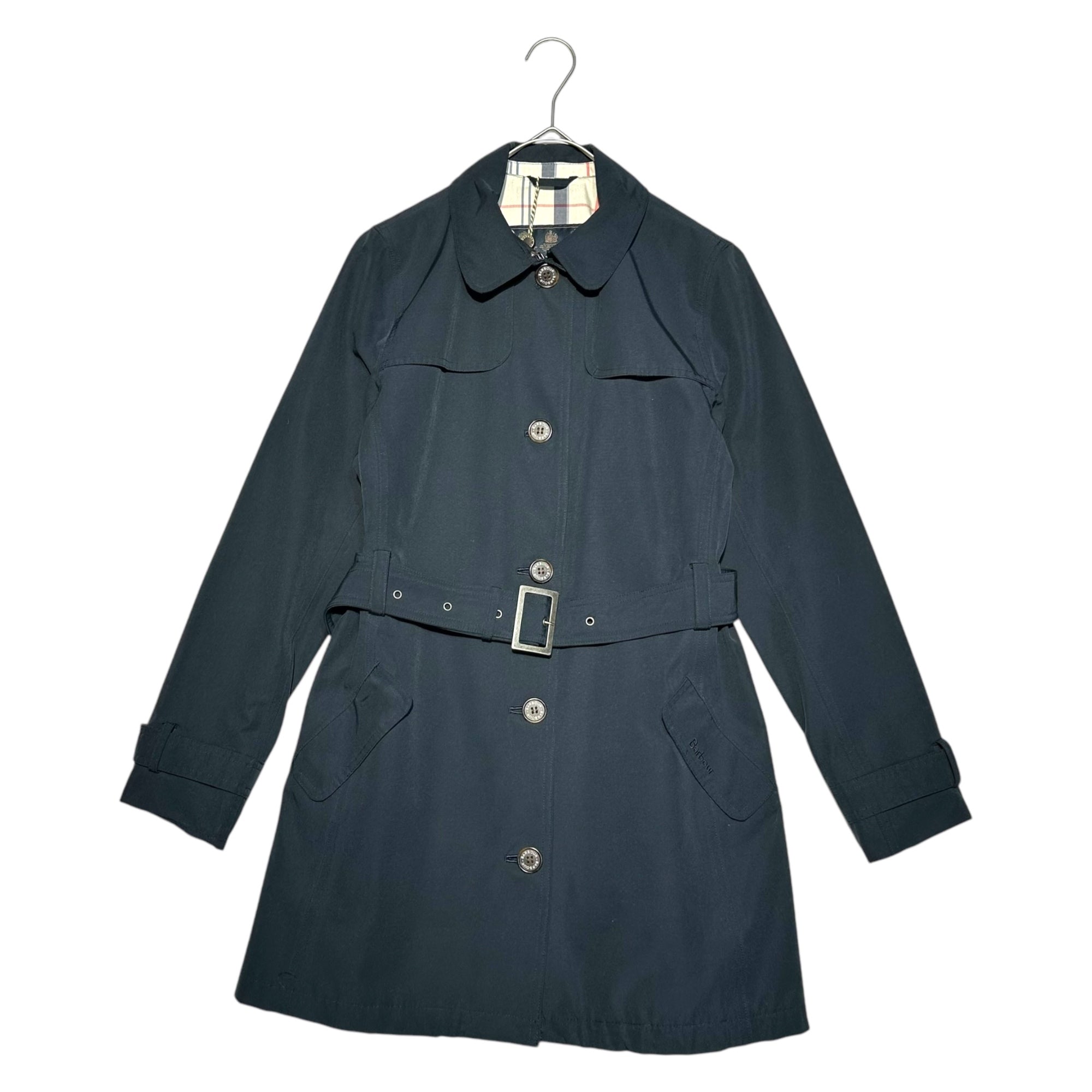 Barbour(バブアー) Thornhill Belted Trench Coat ベルテッド トレンチ コート LWB0457NY51 8(M程度) ネイビー
