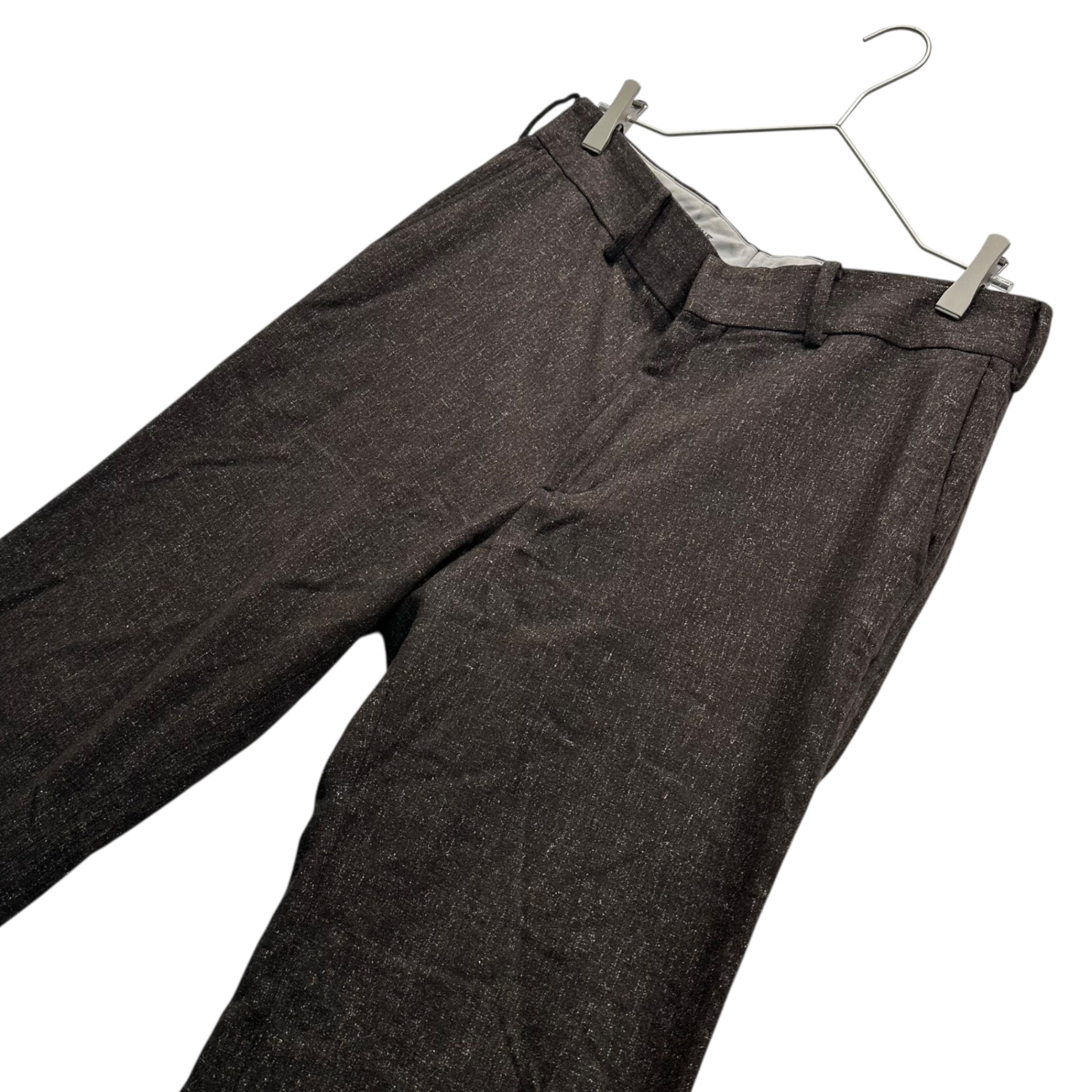 NUMBER (N)INE(ナンバーナイン) 09AW Wool Silk Slacks ウール シルク スラックス 3(M) ブラウン