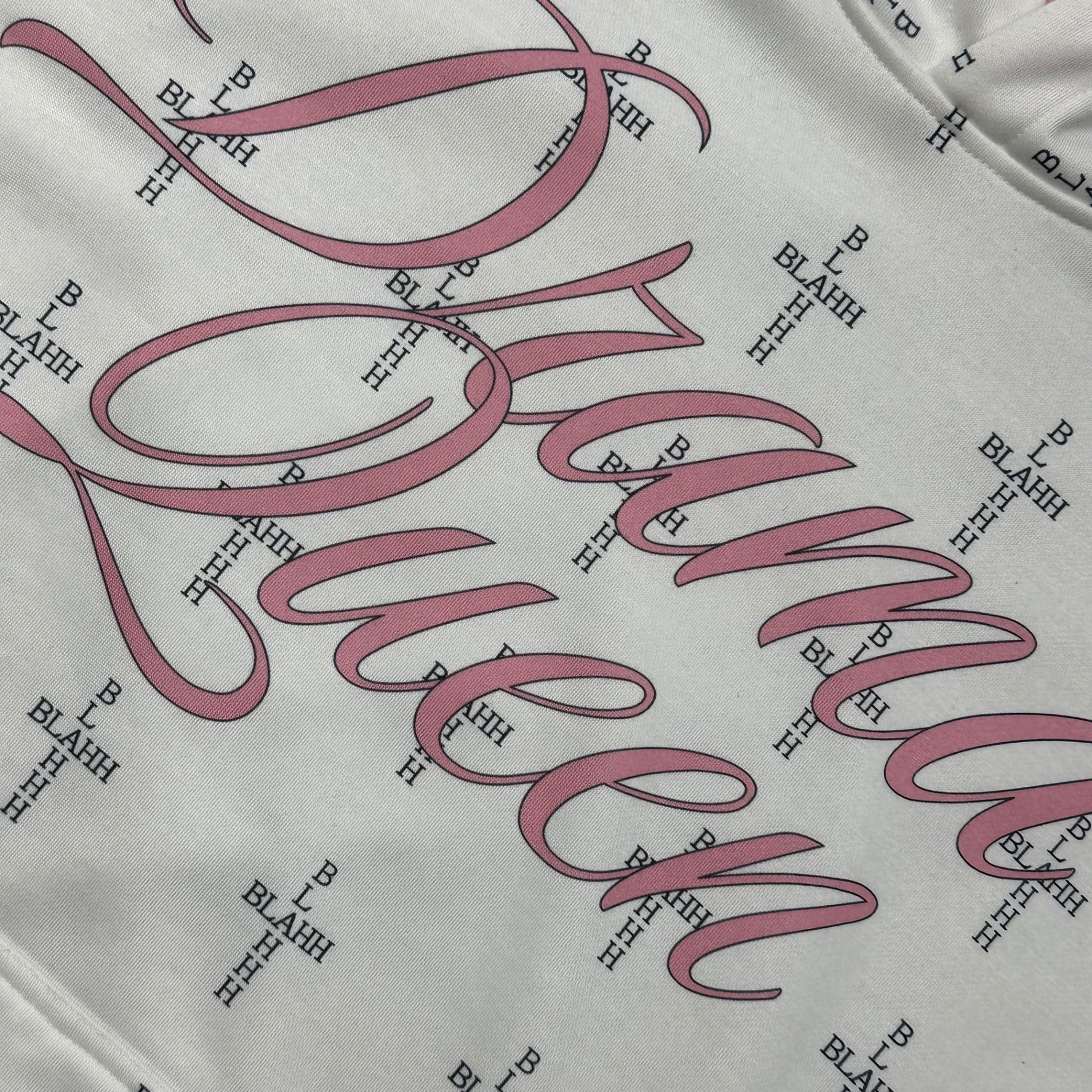 Unopened gift(アンオープンドギフト) DRAMA QUEEN OVERPRINTED HOODIE ドラマ クイーン オーバープリント フーディ パーカー S ホワイト