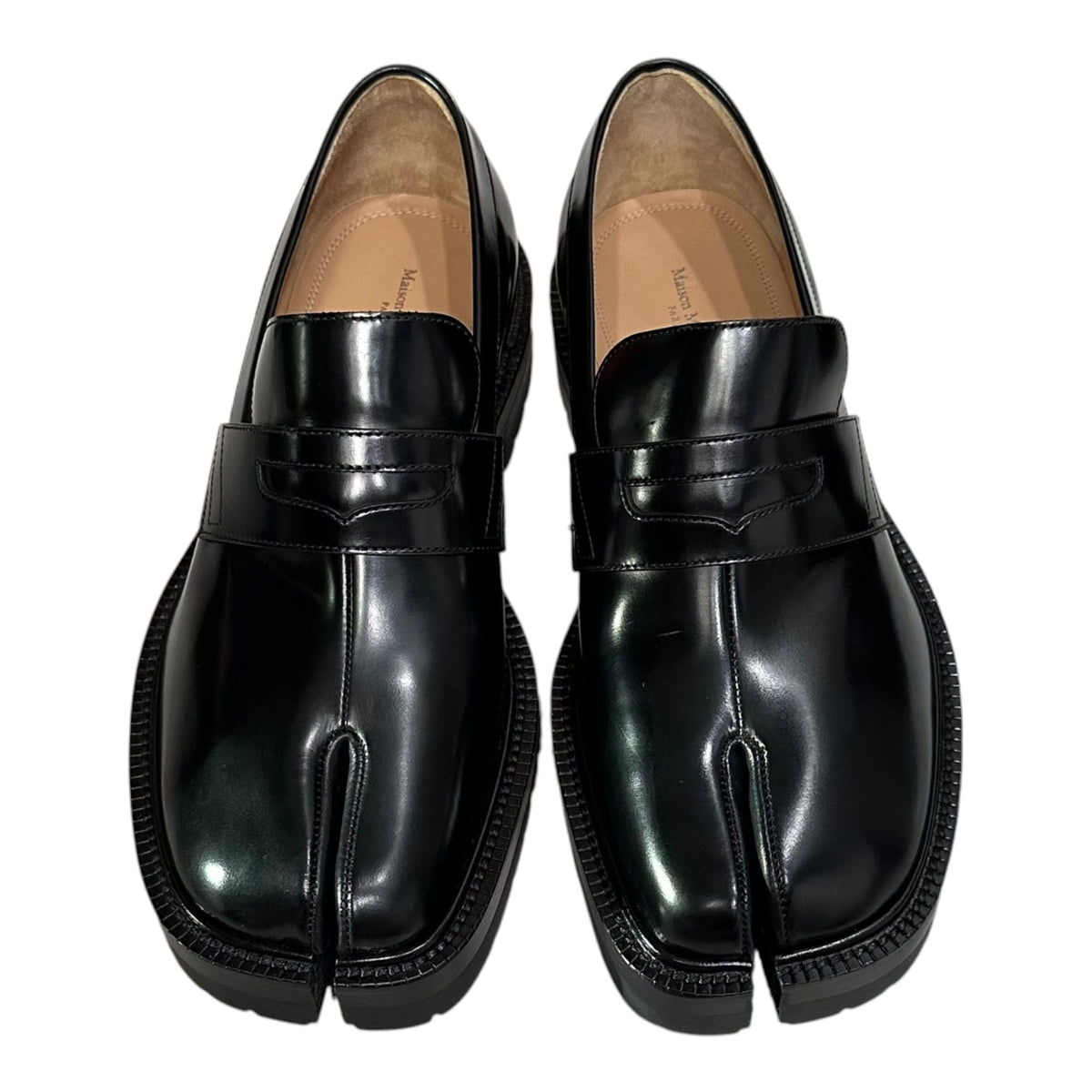 MAISON MARGIELA(メゾンマルジェラ) 2025AW TABI County Loafer 足袋 チャンキーソール ローファー S57WR0139 41 ブラック タビ