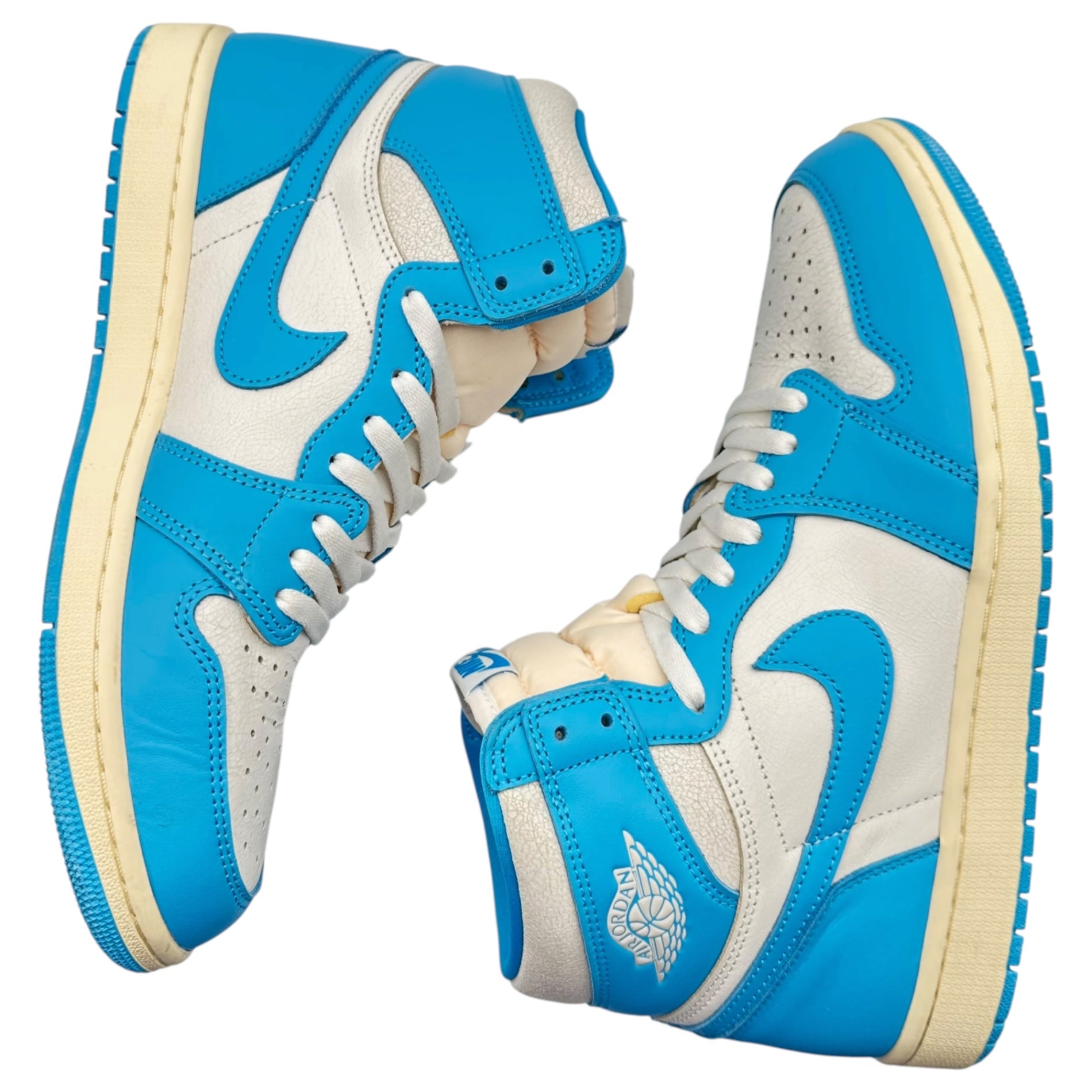 NIKE(ナイキ) Air Jordan 1 Retro High OG "UNC Reimagined" エアジョーダン1 レトロ ハイ リイマジンド DZ5485-402 29.5cm スカイブルー×ホワイト ハイカット スニーカー