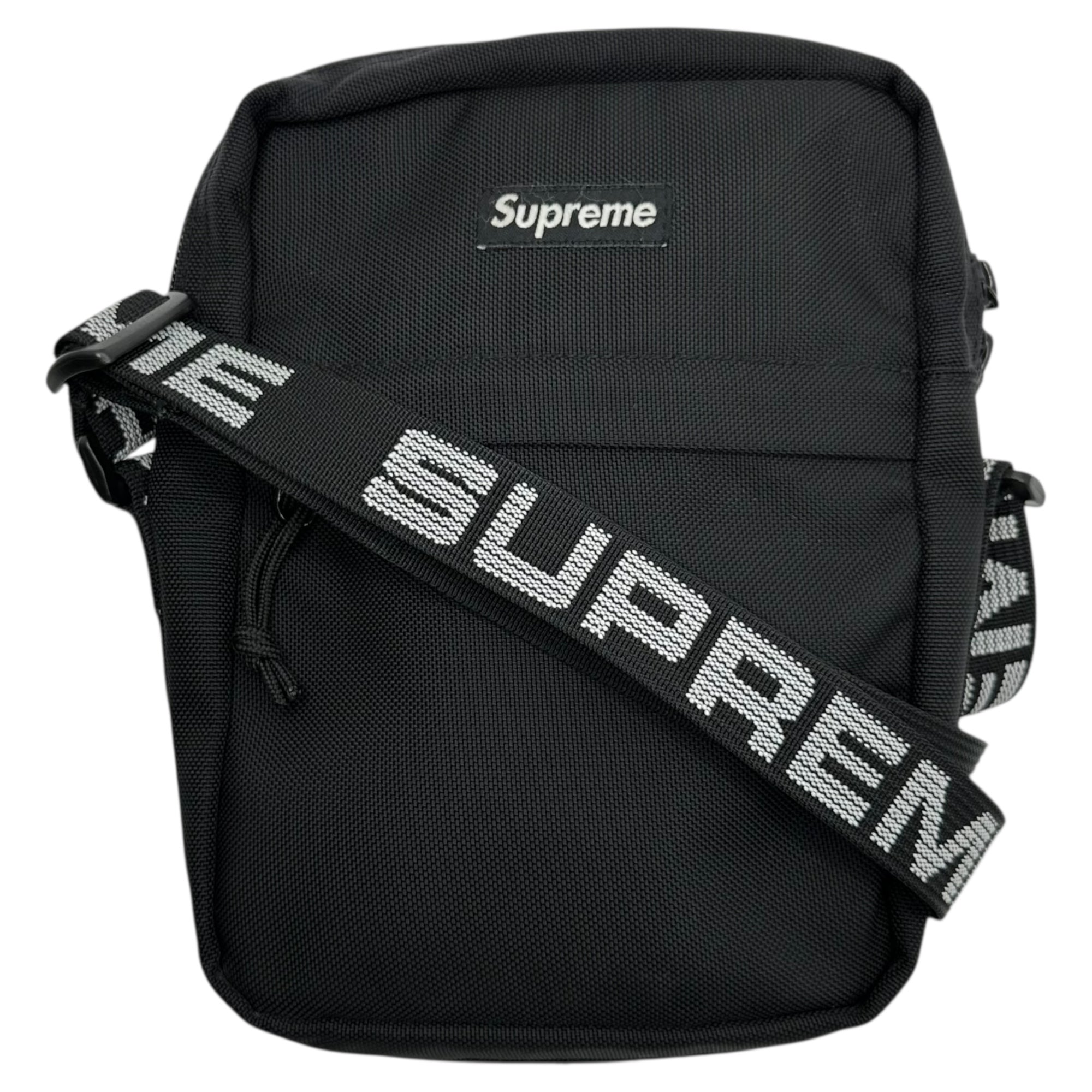 18SS Supreme シュプリーム ショルダーバッグ　ブラック SUPREME(シュプリーム) 18SS Shoulder Bag ショルダーバッグ ブラック