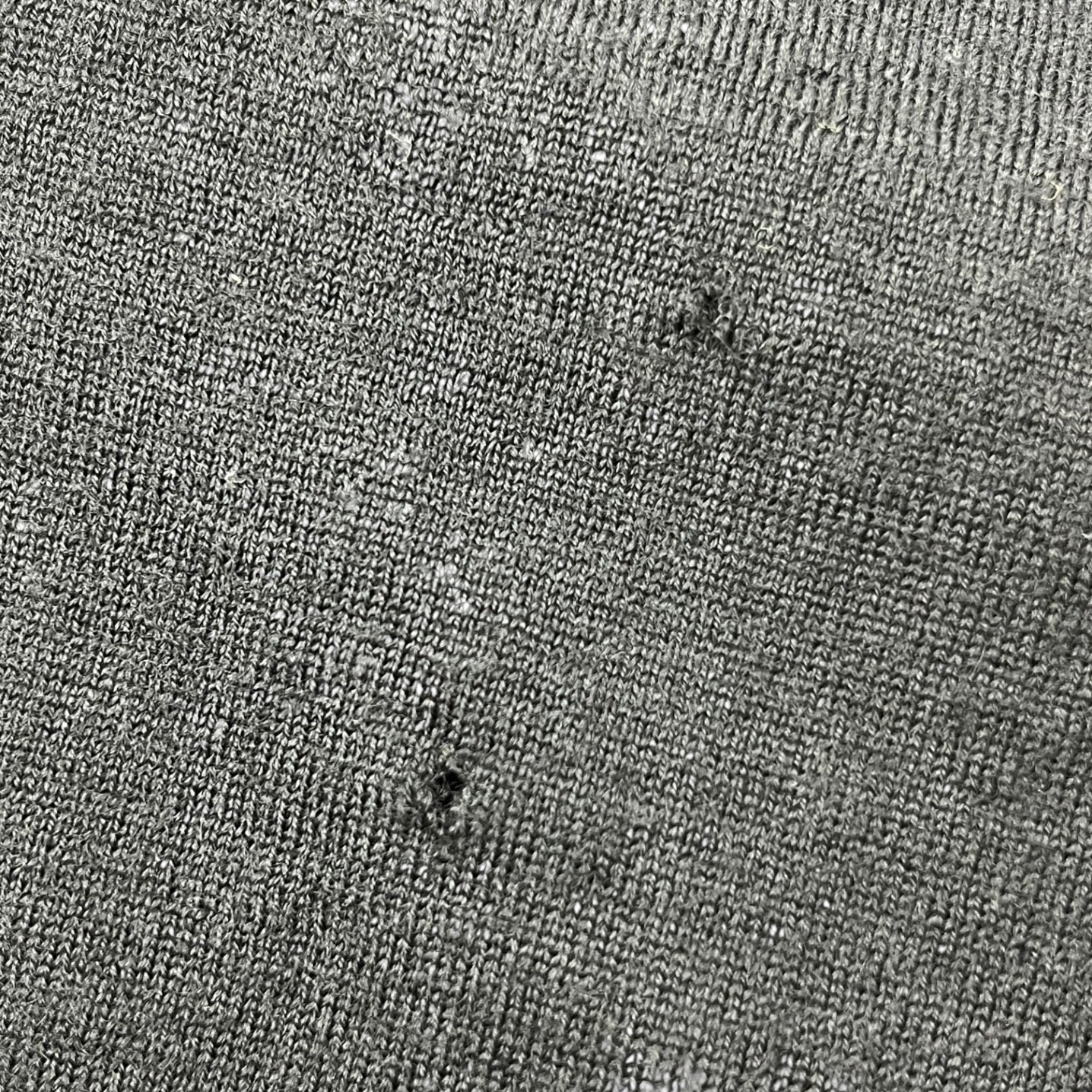 COMME des GARCONS HOMME(コムデギャルソンオム) 90's long sleeve wool cut and sew 90年代 長袖 ウール カットソー HT-040090 FREE ブラック AD1997