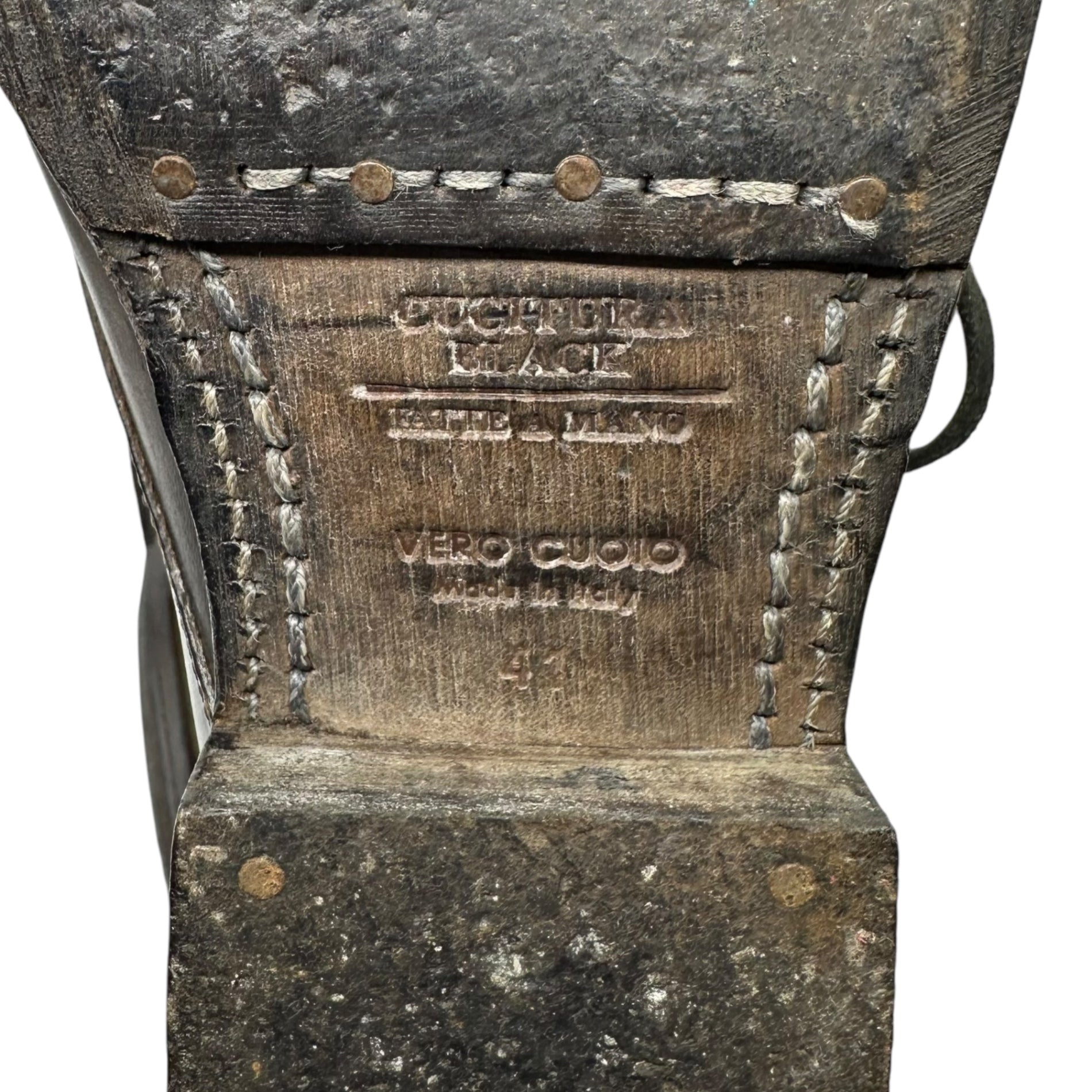 10sei0otto DIECISEIZEROOTTO(ディエイチセイゼロオット) straight tip leather shoes ストレート チップ レザー シューズ 41(26.5cm程度) ブラウン 革靴 イタリア製