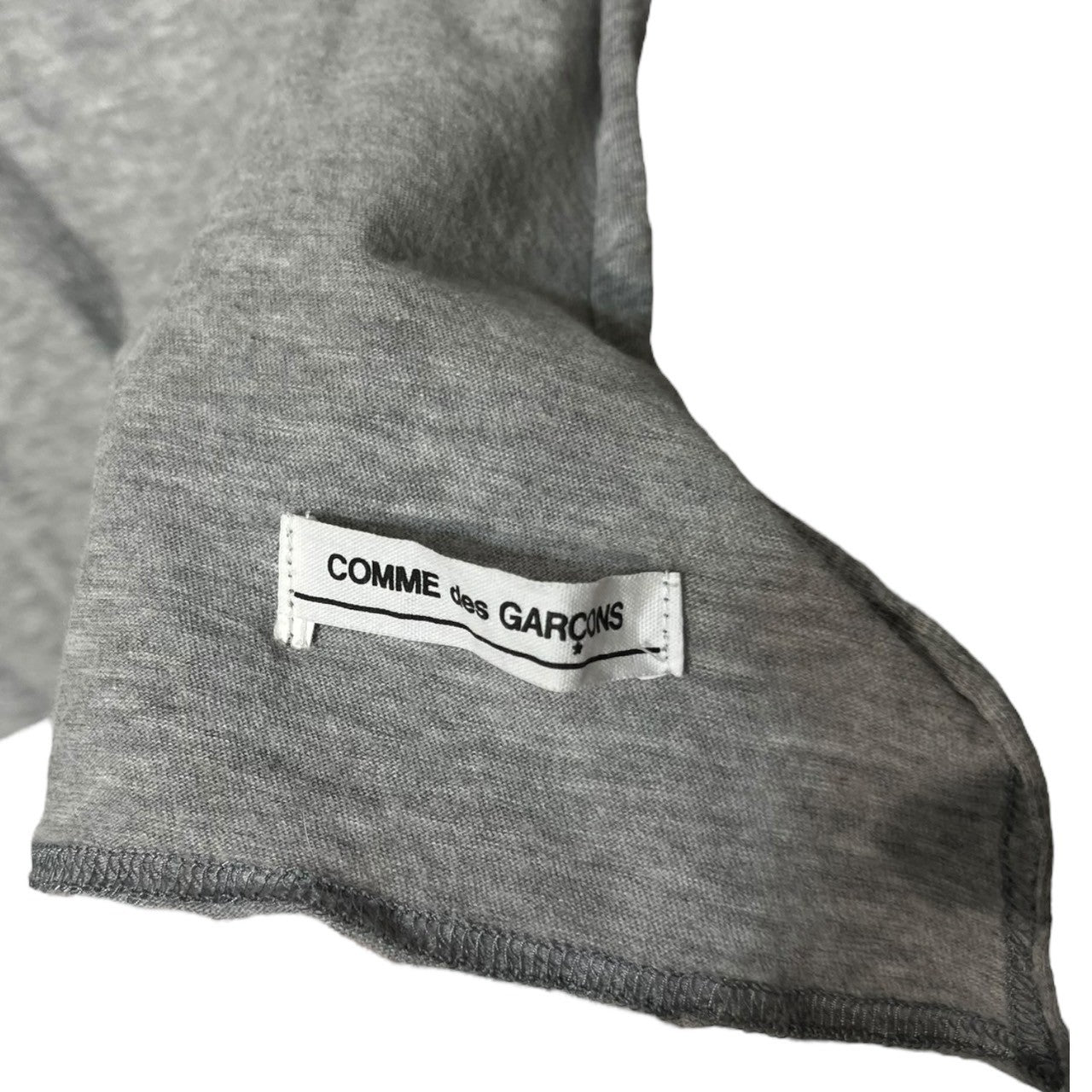 COMME des GARCONS(コムデギャルソン) Cut and sewn large stole カットソー地 大判 ストール グレー