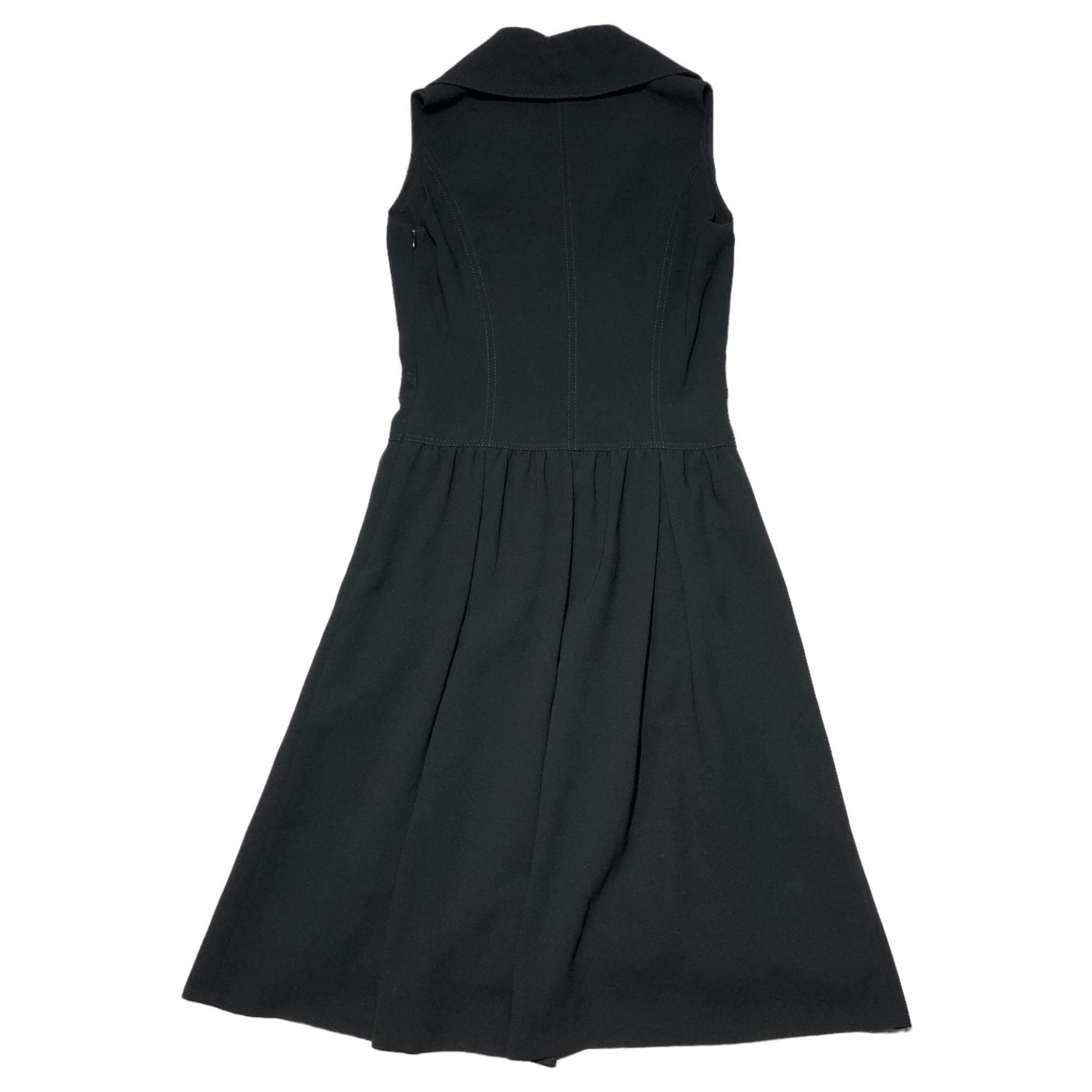 BURBERRY BLACK LABEL(バーバリーブラックレーベル) トレンチカラーノースリーブワンピース/ドレス FM469-511-09 38(Mサイズ程度) ブラック