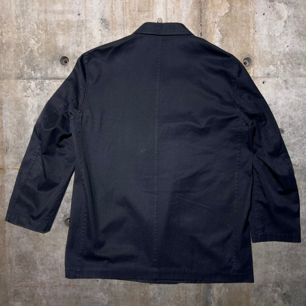 COMME des GARCONS HOMME PLUS(コムデギャルソンオムプリュス) 80'sコットンダブルジャケット PJ-111020 表記なし(XL程度) ネイビー AD表記なし