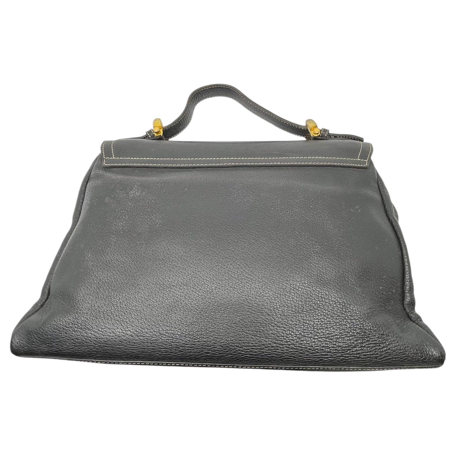 LOEWE(ロエベ) Anagram leather handbag アナグラム レザー ハンドバッグ ブラック 本革 鞄