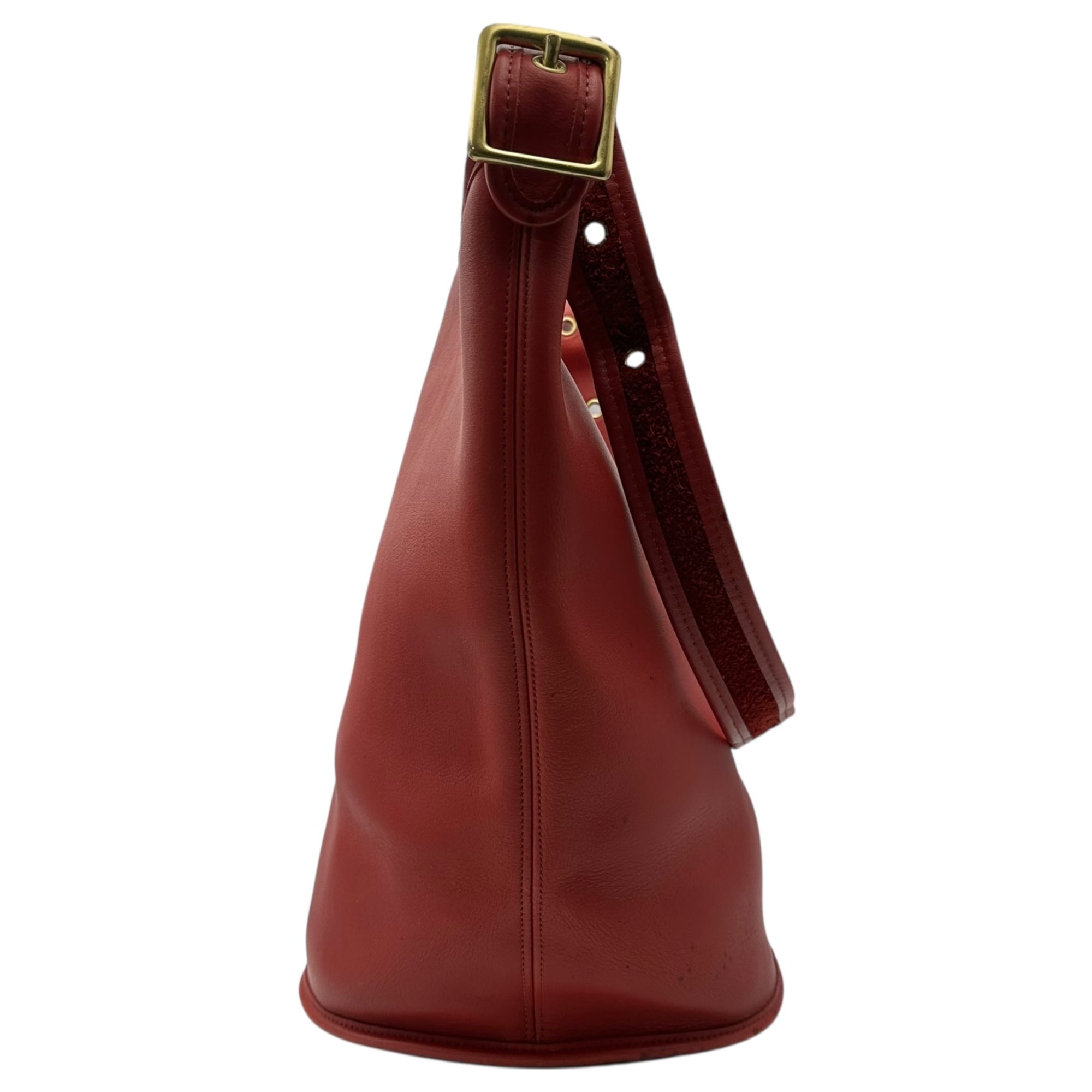 COACH(コーチ) OLD Leather Shoulder Bucket Bag オールド レザー ショルダー バケツ バッグ 9085 レッド