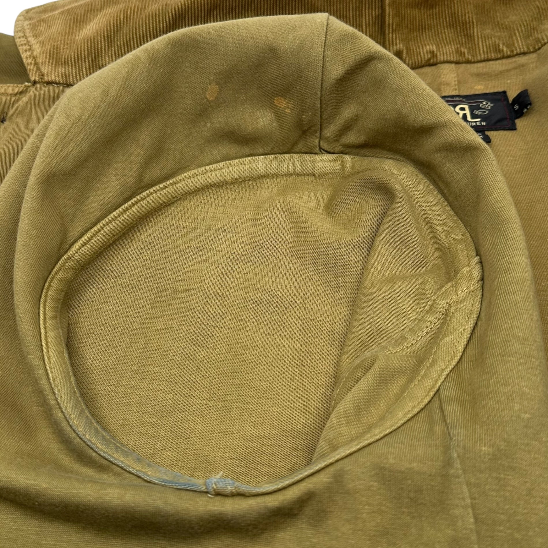 RRL(ダブルアールエル) Collar corduroy cotton hunting jacket コーデュロイ 襟 コットン ハンティング ジャケット 65392 S ブラウン