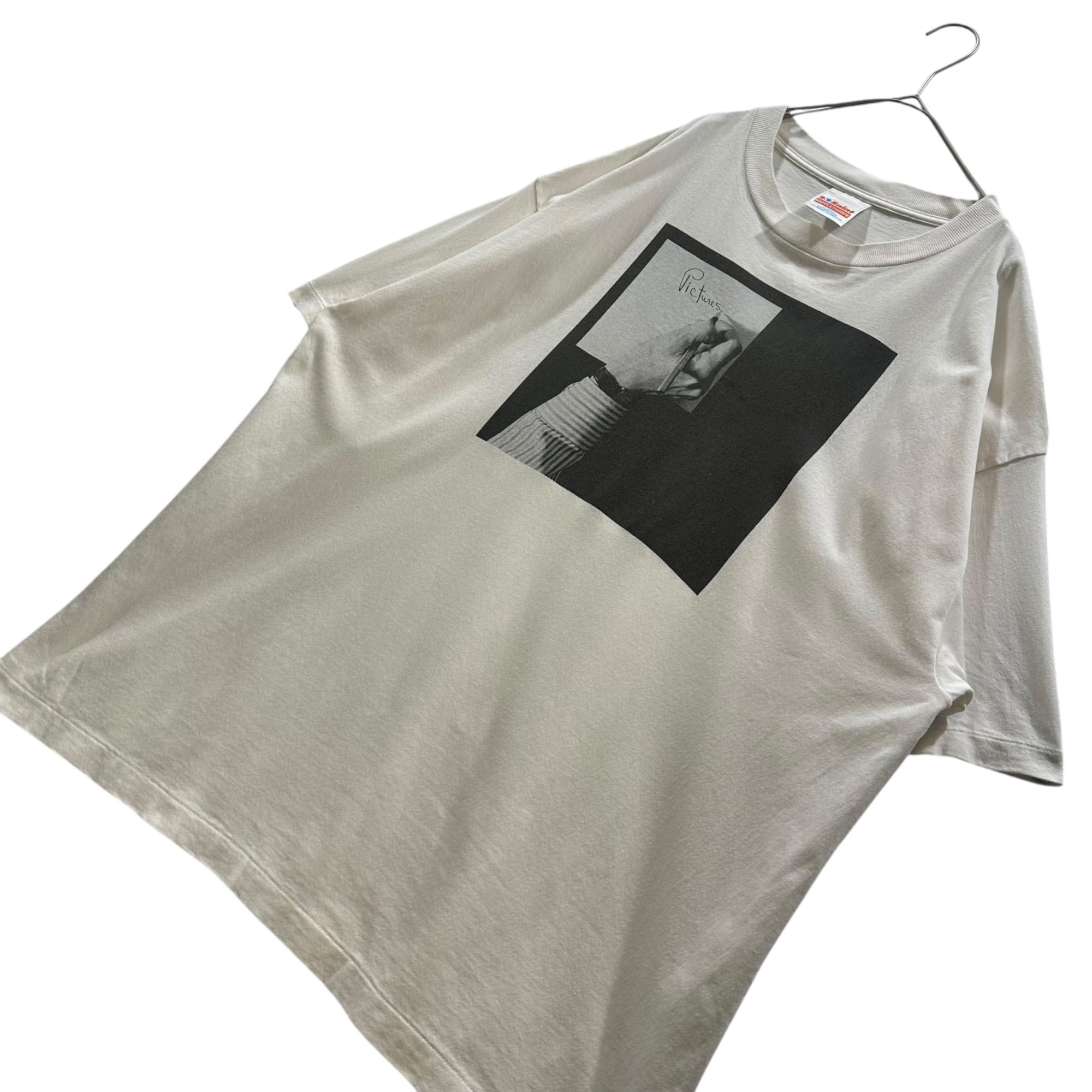 SAINT MICHAEL(セントマイケル) 2025SS MT_SS TEE / PICTURES / WHITE ロバート・メップルソープ コラボレーション ショートスリーブ Tシャツ SM-HR8-0000-C18 XL ホワイト