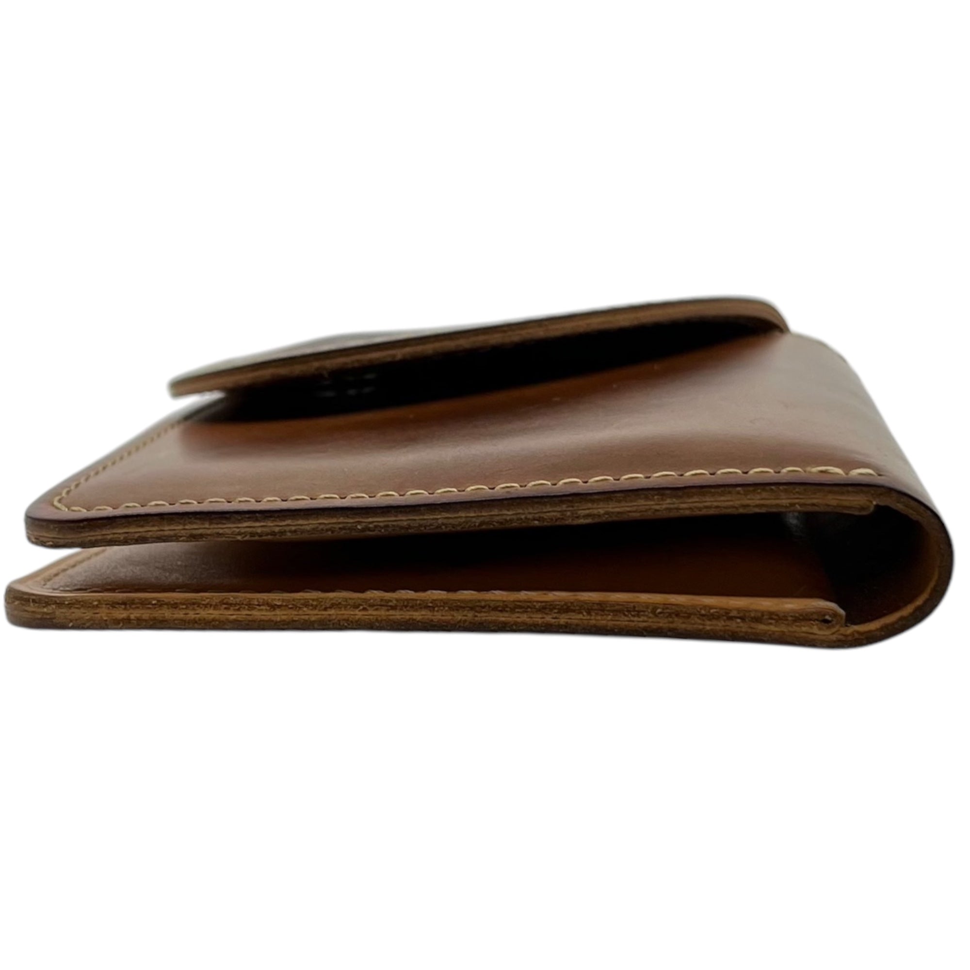 Hender Scheme(エンダースキーマ) wallet cordovan ウォレット コードバン ブラウン 2つ折り財布 コンパクト